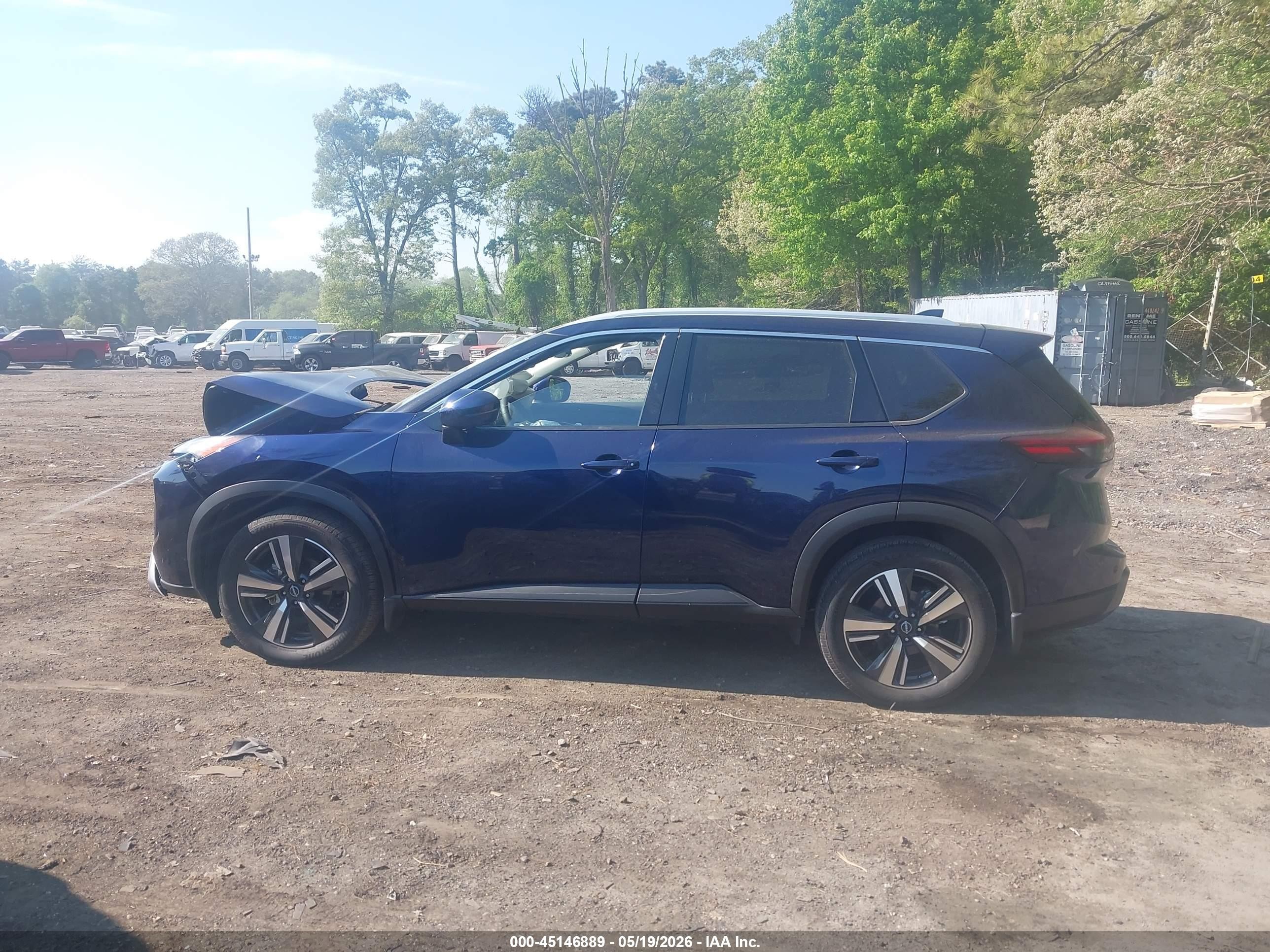 2025 Nissan Rogue Sl Intelligent Awd Blue vin: JN8BT3CB9SW169954