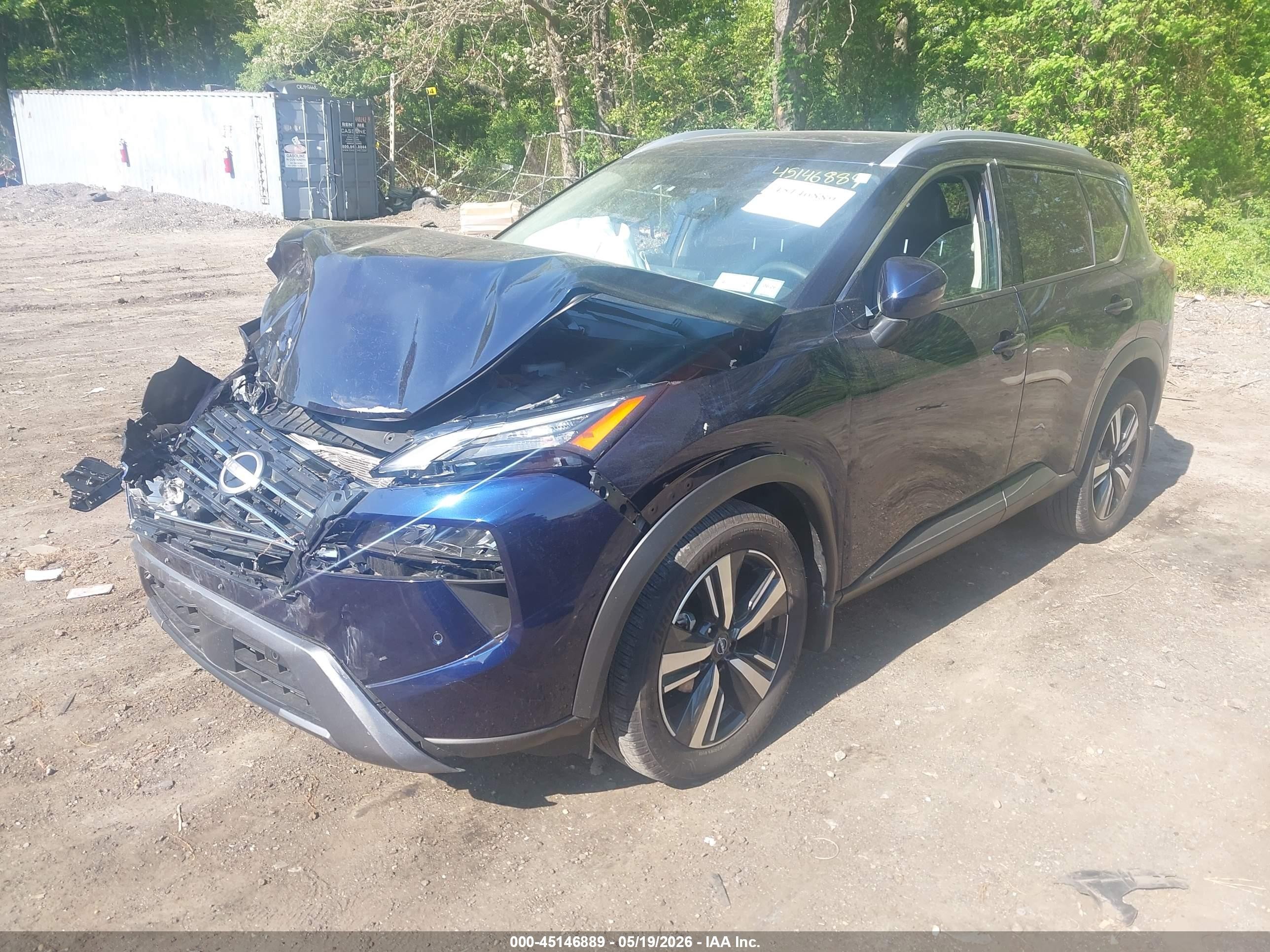 2025 Nissan Rogue Sl Intelligent Awd Blue vin: JN8BT3CB9SW169954