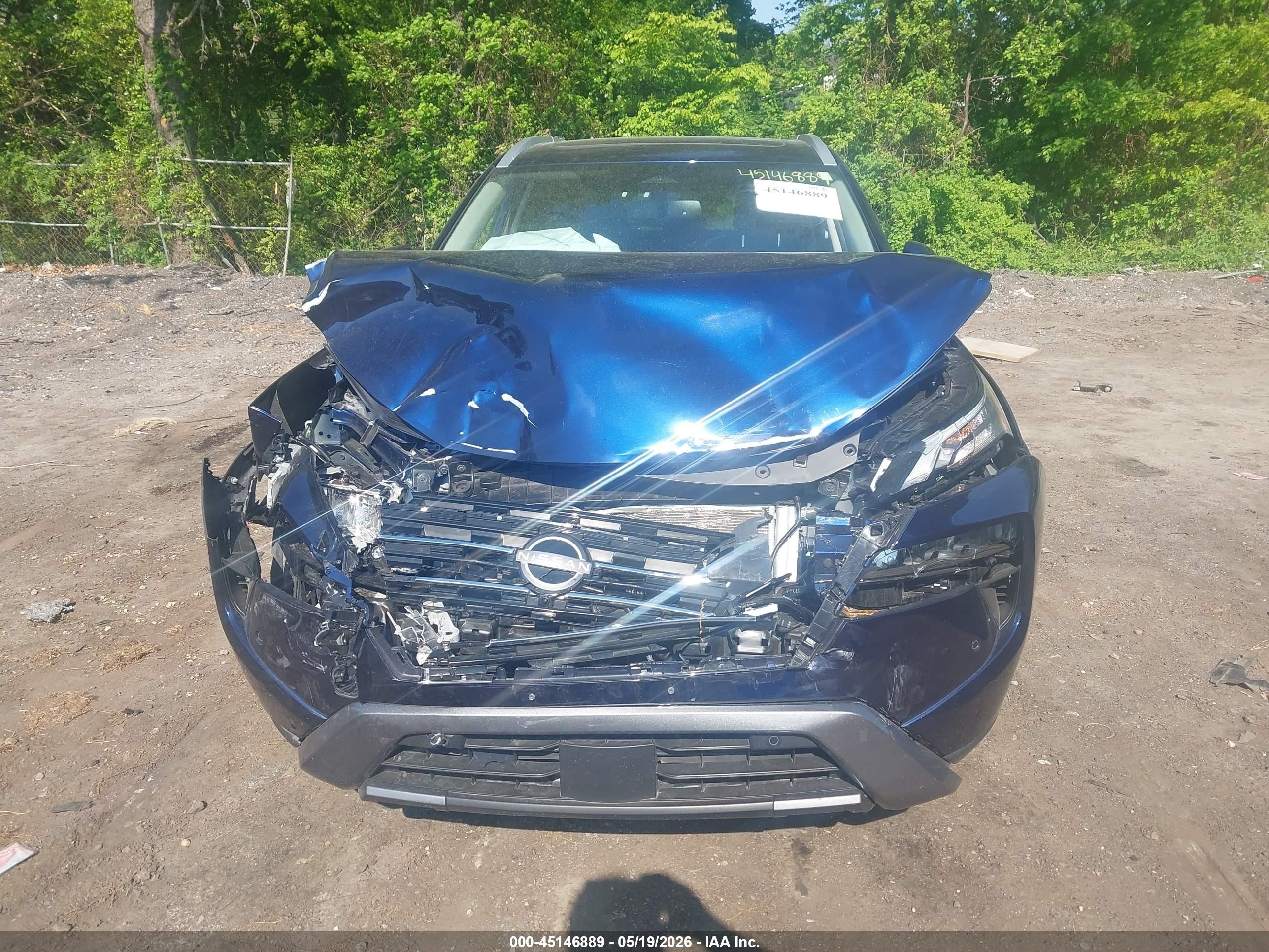 2025 Nissan Rogue Sl Intelligent Awd Blue vin: JN8BT3CB9SW169954
