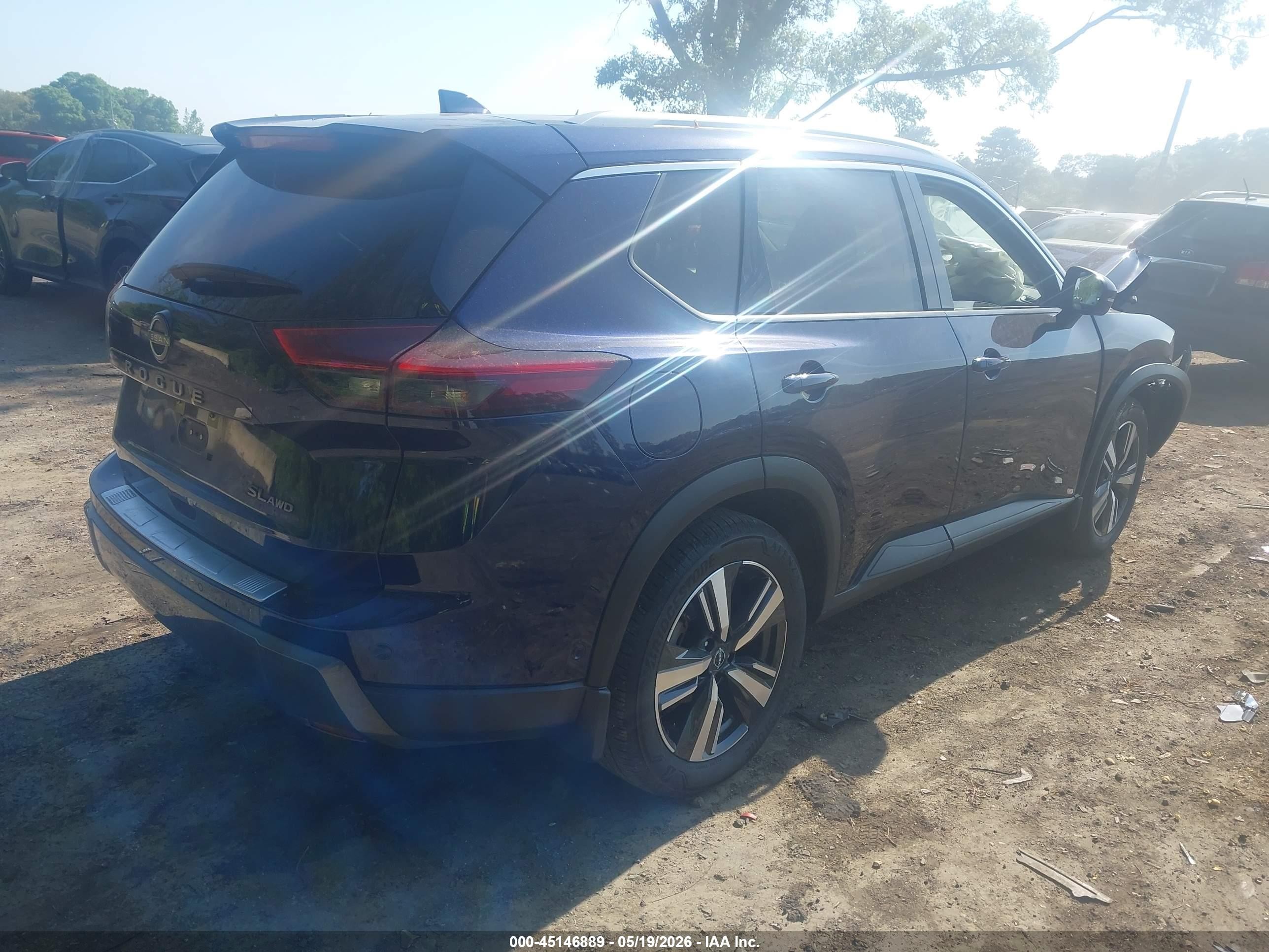 2025 Nissan Rogue Sl Intelligent Awd Blue vin: JN8BT3CB9SW169954