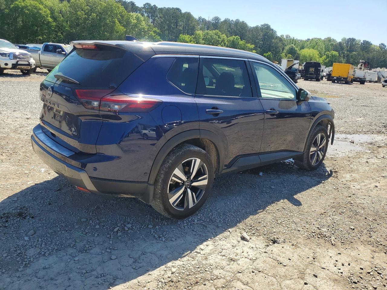 2025 Nissan Rogue Sl Синий vin: JN8BT3CBXSW425146