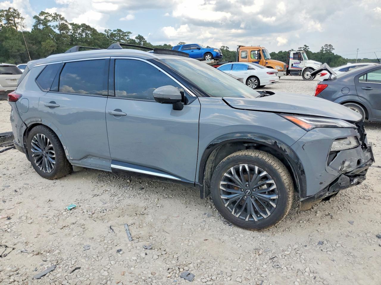 2025 Nissan Rogue Platinum Gray vin: JN8BT3DC0SW102246