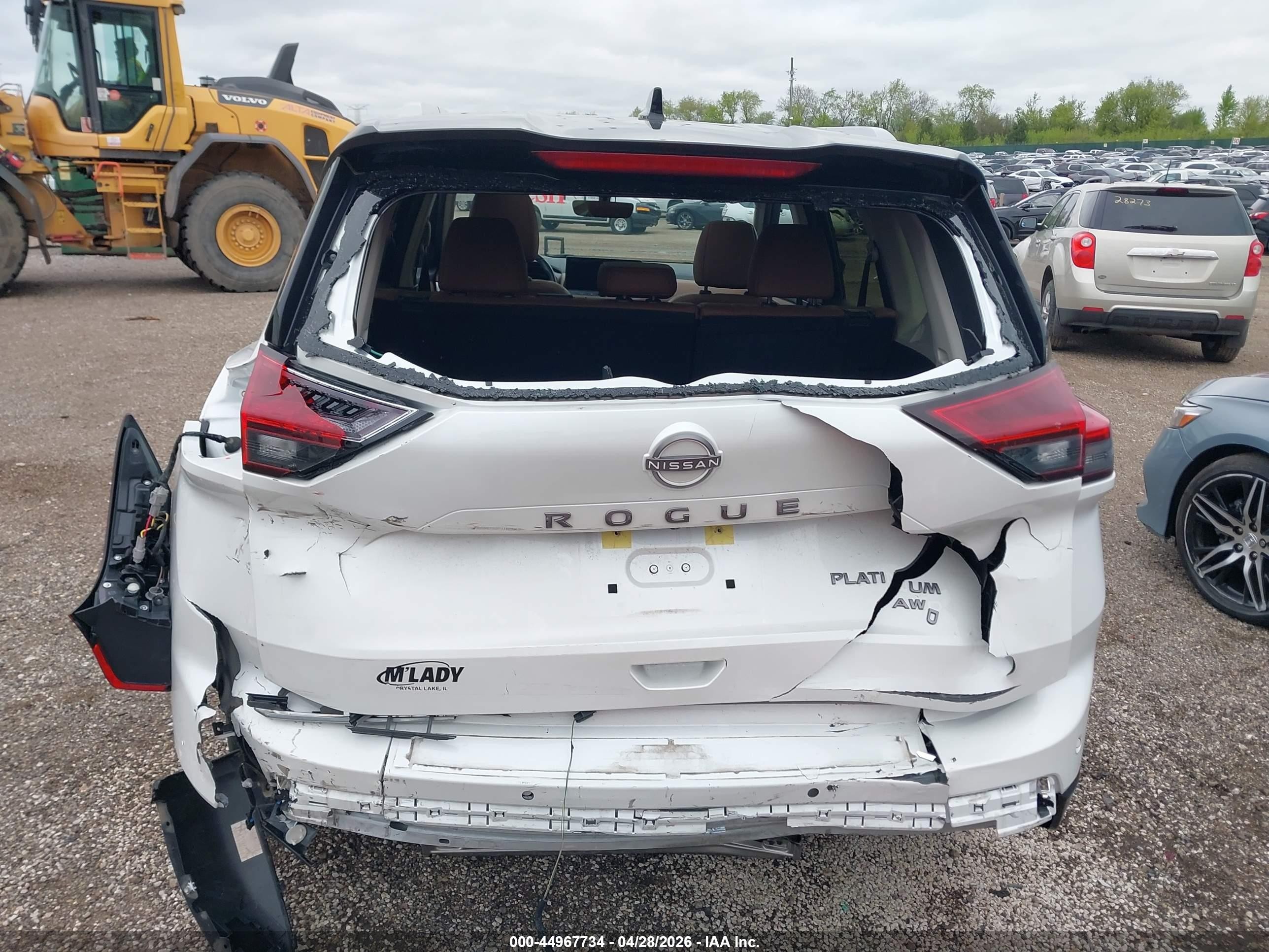 2024 Nissan Rogue Platinum Intelligent Awd White vin: JN8BT3DD3RW450710