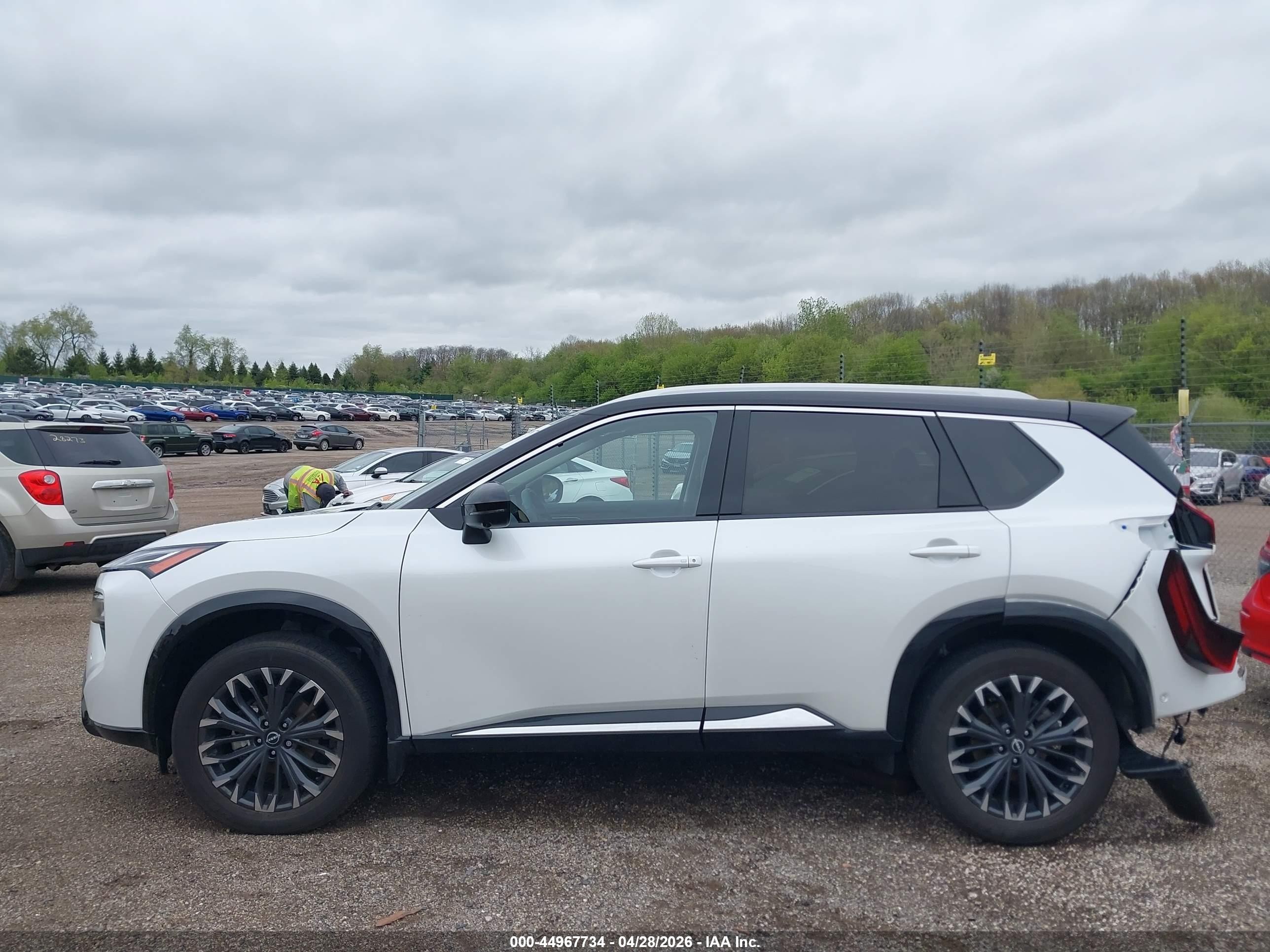 2024 Nissan Rogue Platinum Intelligent Awd White vin: JN8BT3DD3RW450710