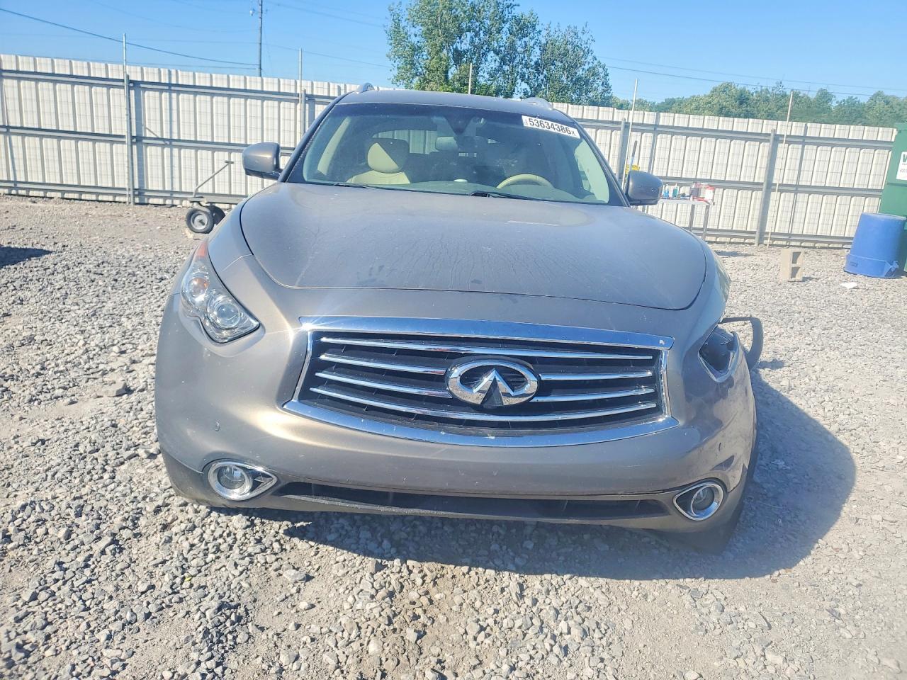 2015 Infiniti Qx70 Base Tan vin: JN8CS1MU0FM381560