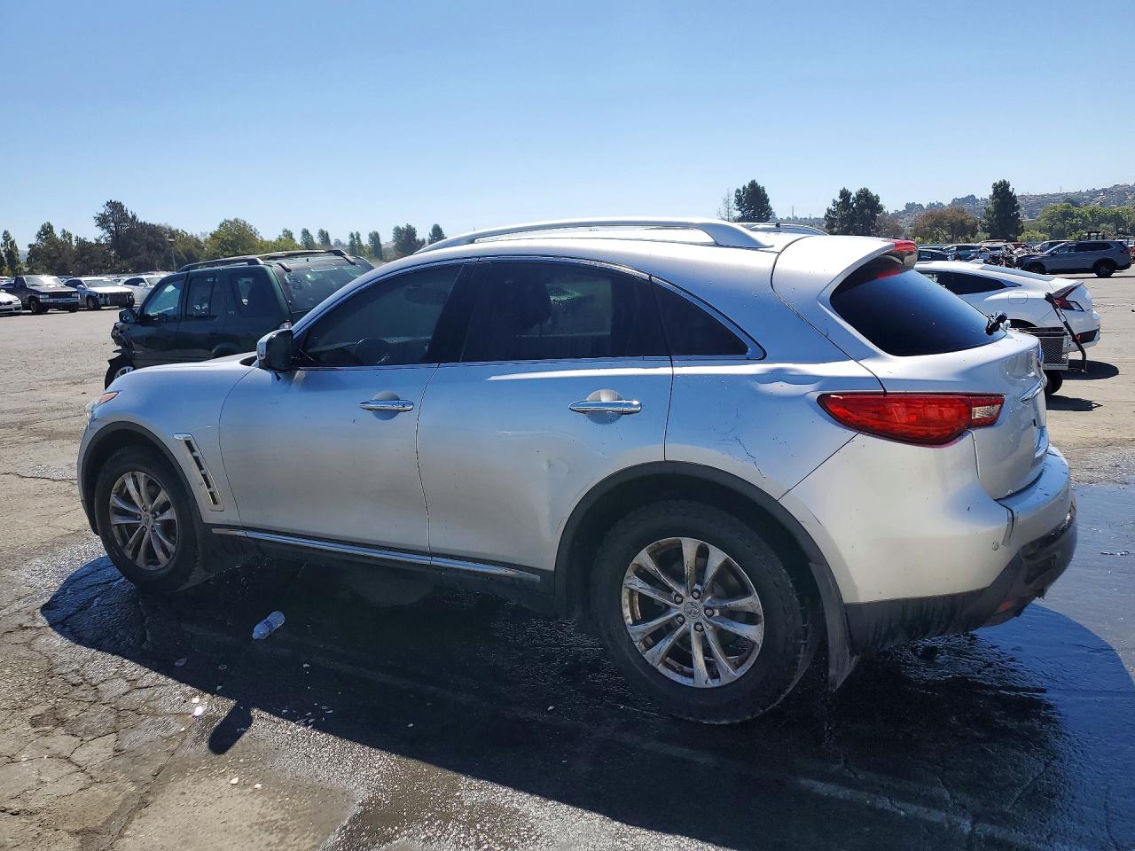 2013 Infiniti Fx37 Base Silver vin: JN8CS1MU1DM140426