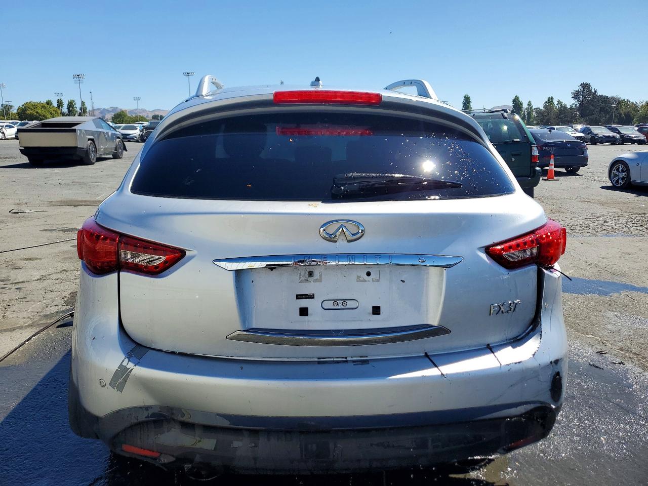 2013 Infiniti Fx37 Base Silver vin: JN8CS1MU1DM140426