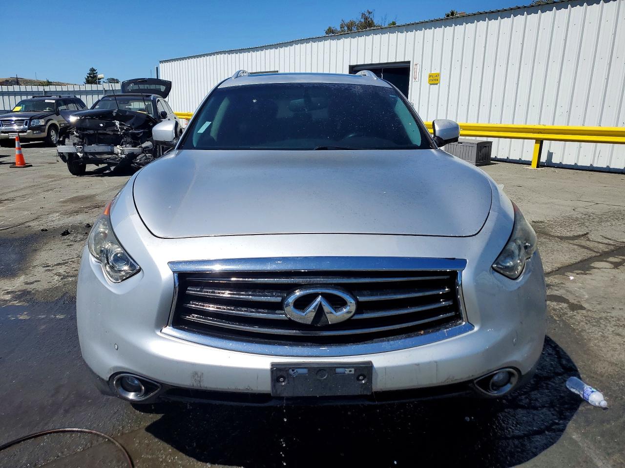 2013 Infiniti Fx37 Base Silver vin: JN8CS1MU1DM140426