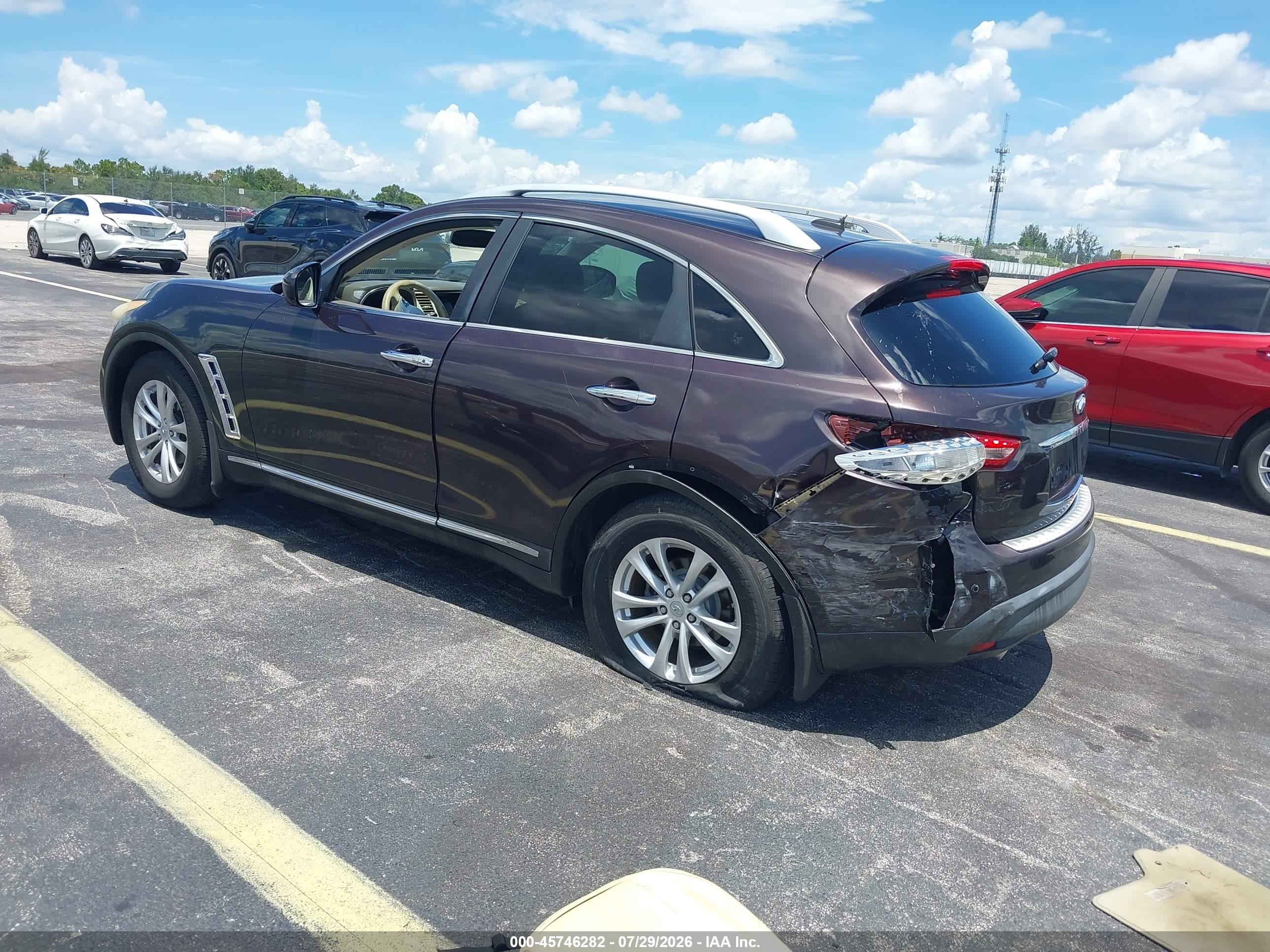 2013 Infiniti Fx37   Brown vin: JN8CS1MU1DM142466