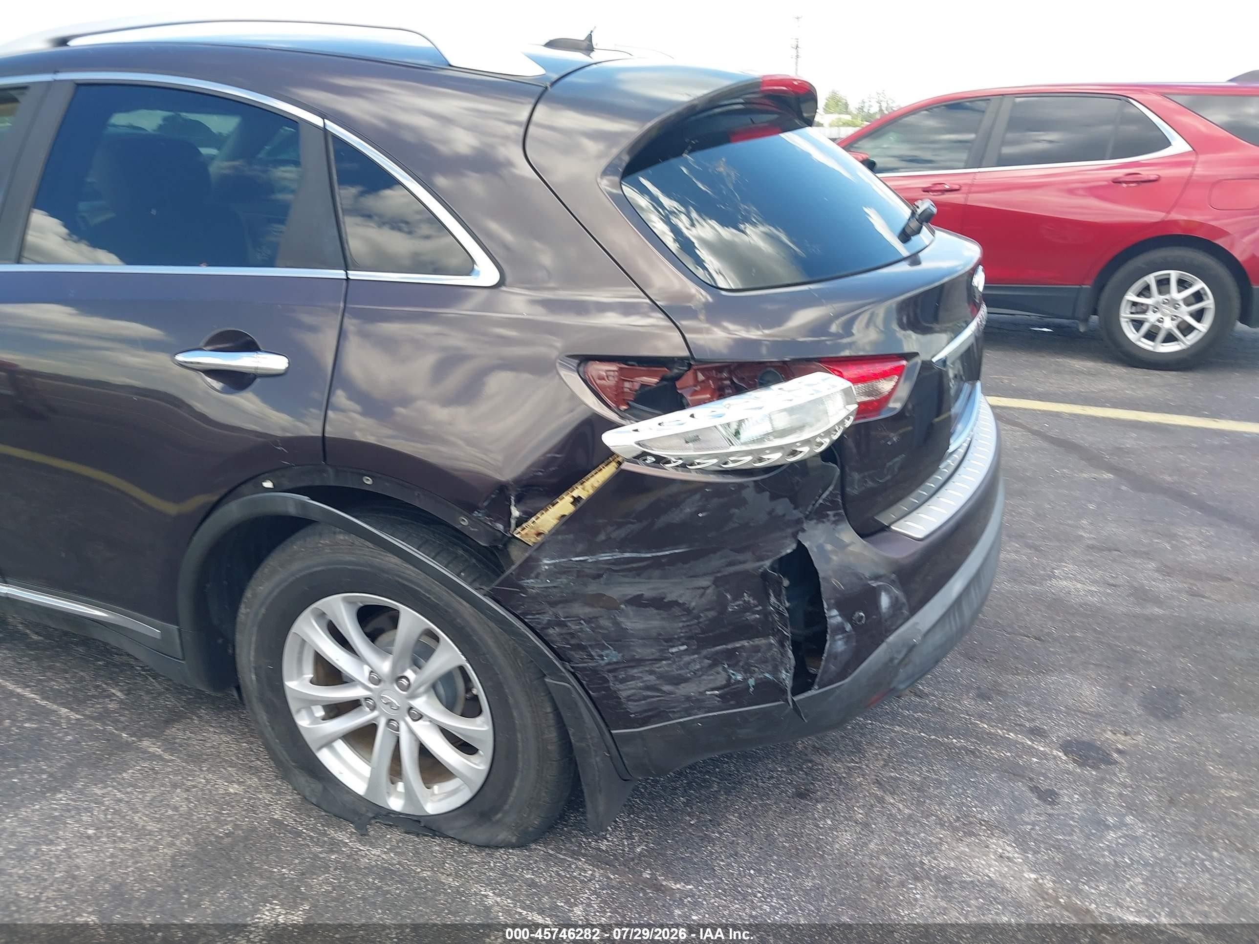 2013 Infiniti Fx37   Brown vin: JN8CS1MU1DM142466