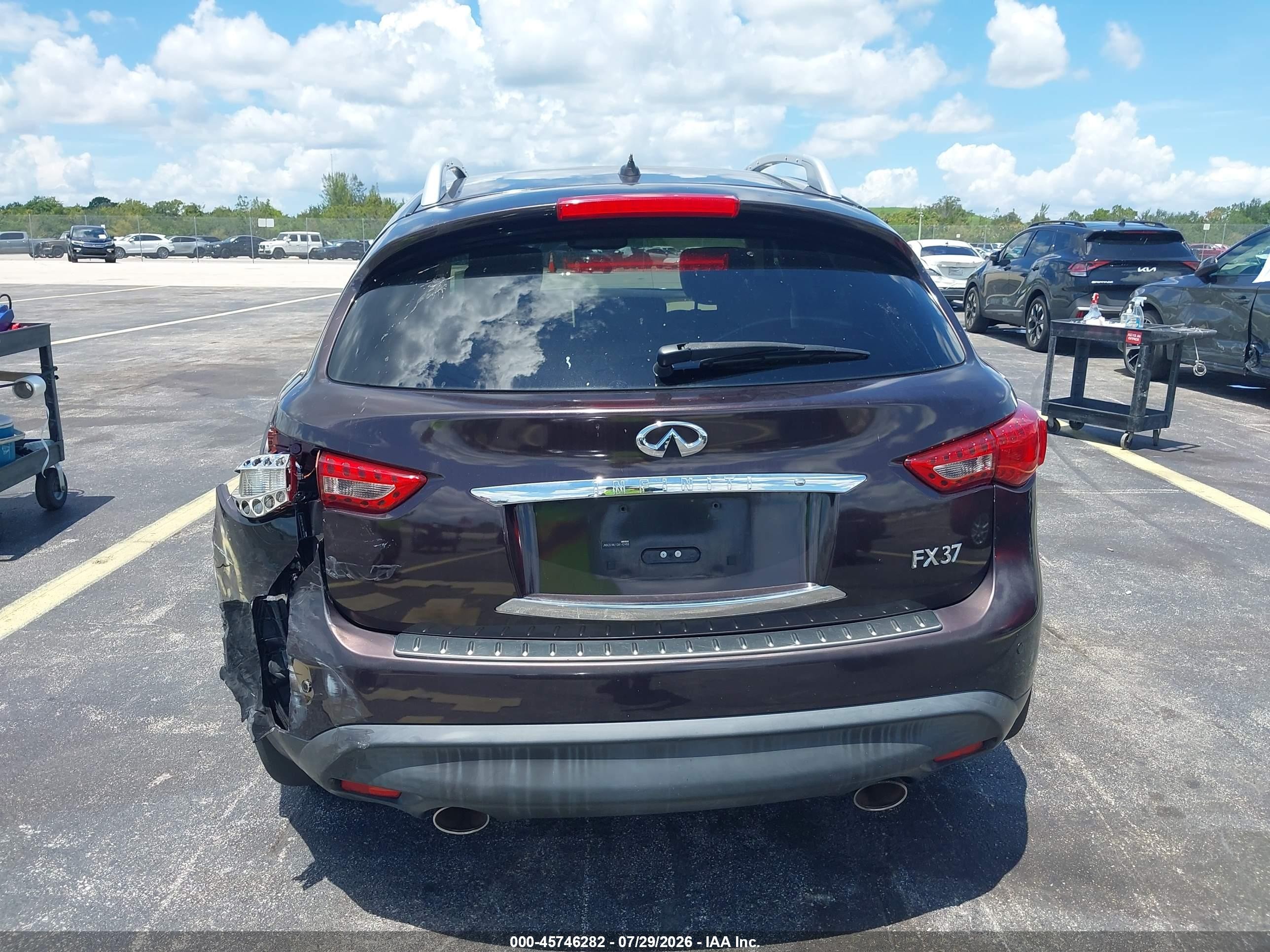 2013 Infiniti Fx37   Brown vin: JN8CS1MU1DM142466
