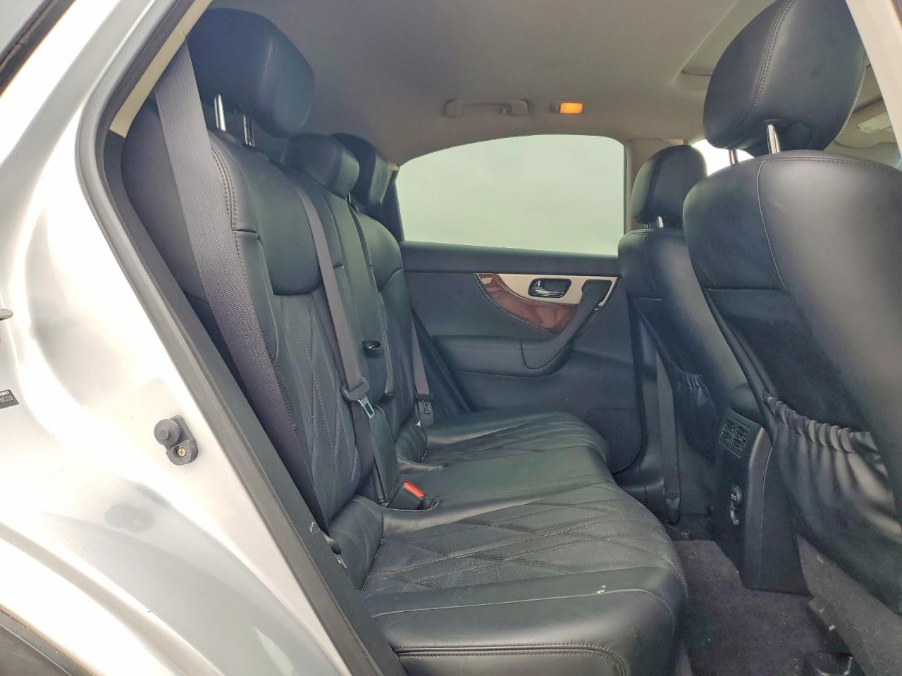2014 Infiniti Qx70 Base Silver vin: JN8CS1MU1EM450335
