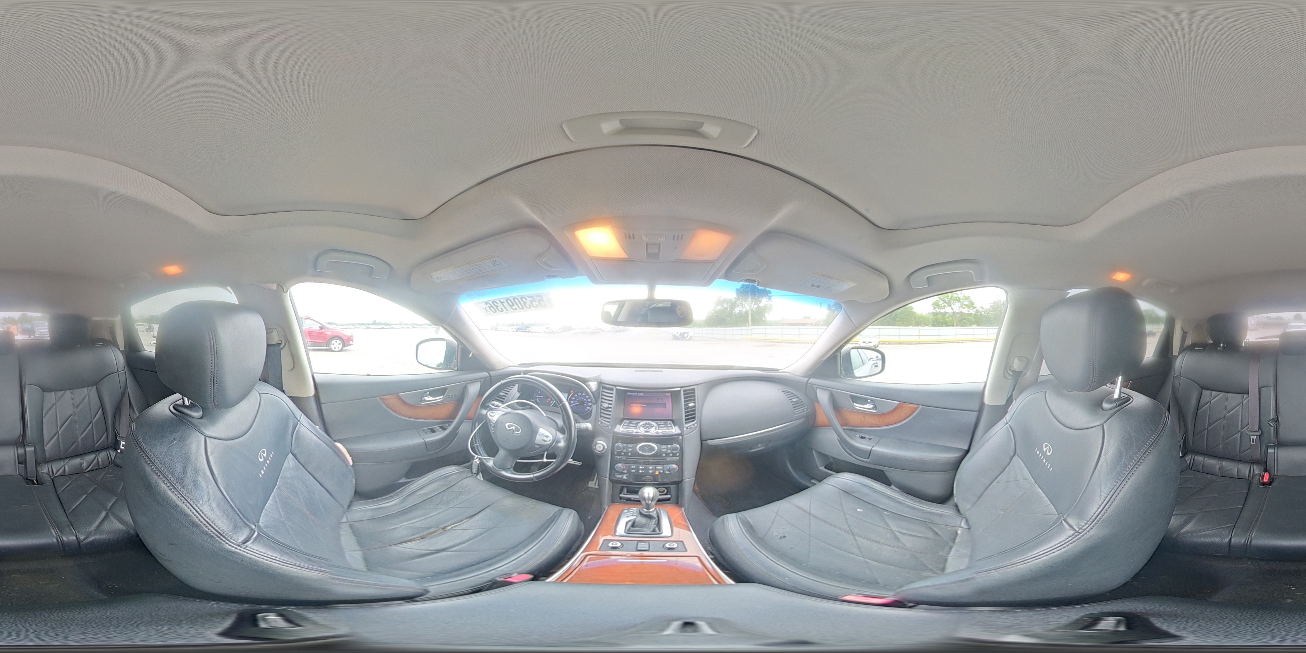 2014 Infiniti Qx70 Base Silver vin: JN8CS1MU1EM450335
