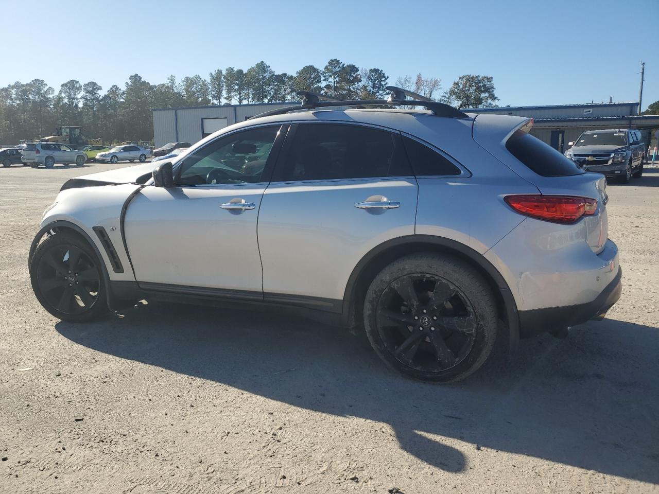 2015 Infiniti Qx70 Silver vin: JN8CS1MU1FM380630