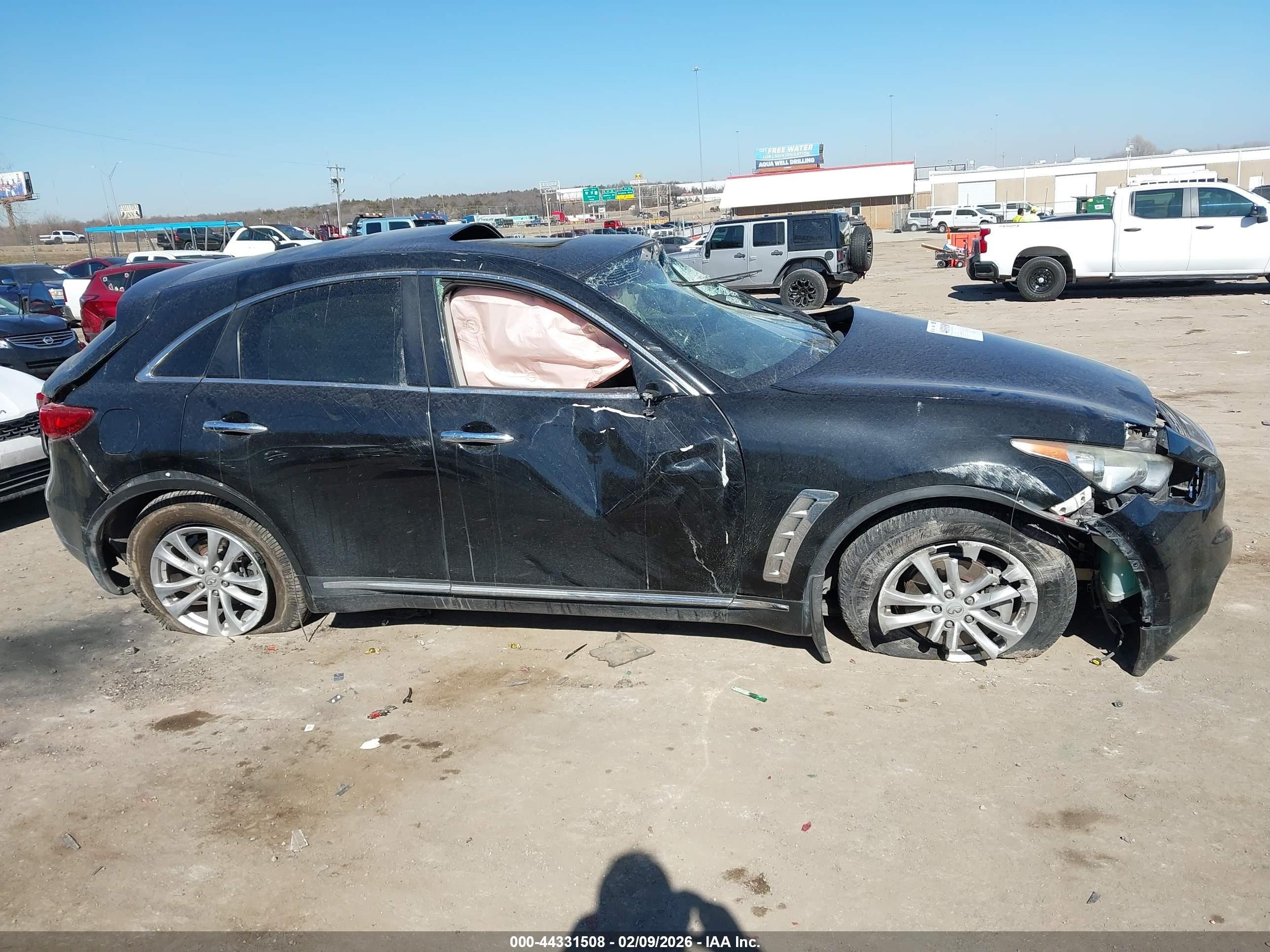 2013 Infiniti Fx37 Black vin: JN8CS1MU3DM141920