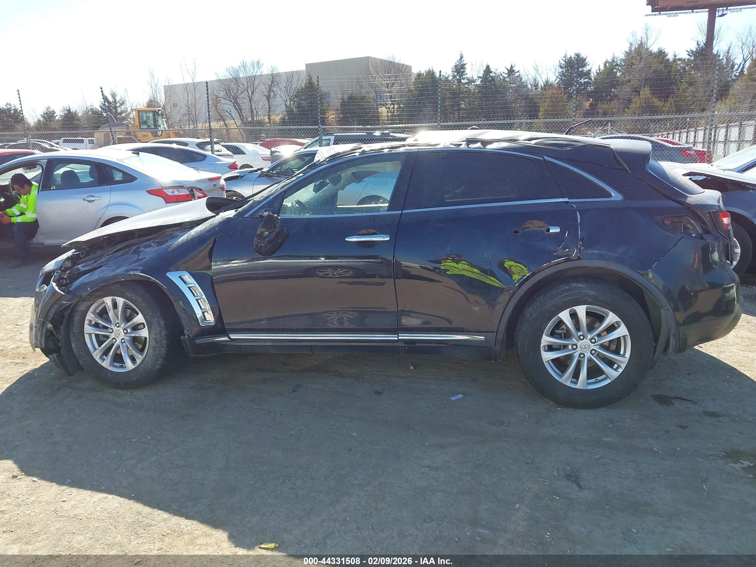 2013 Infiniti Fx37 Black vin: JN8CS1MU3DM141920
