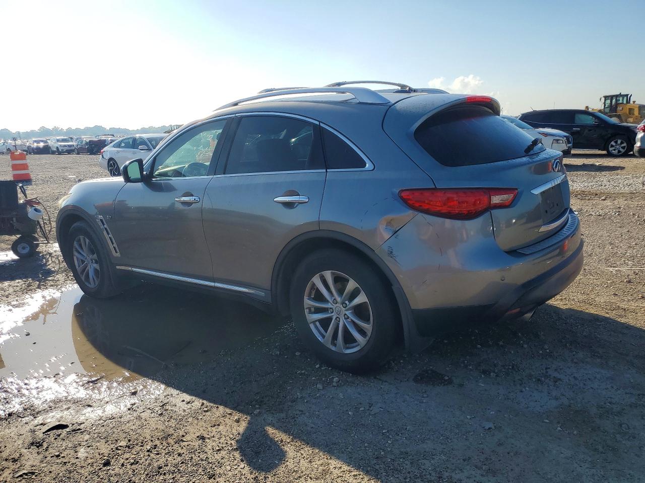 2014 Infiniti Qx70 Base Silver vin: JN8CS1MU3EM450675