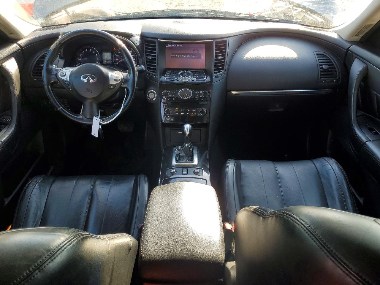 2014 Infiniti Qx70 Base Silver vin: JN8CS1MU3EM450675