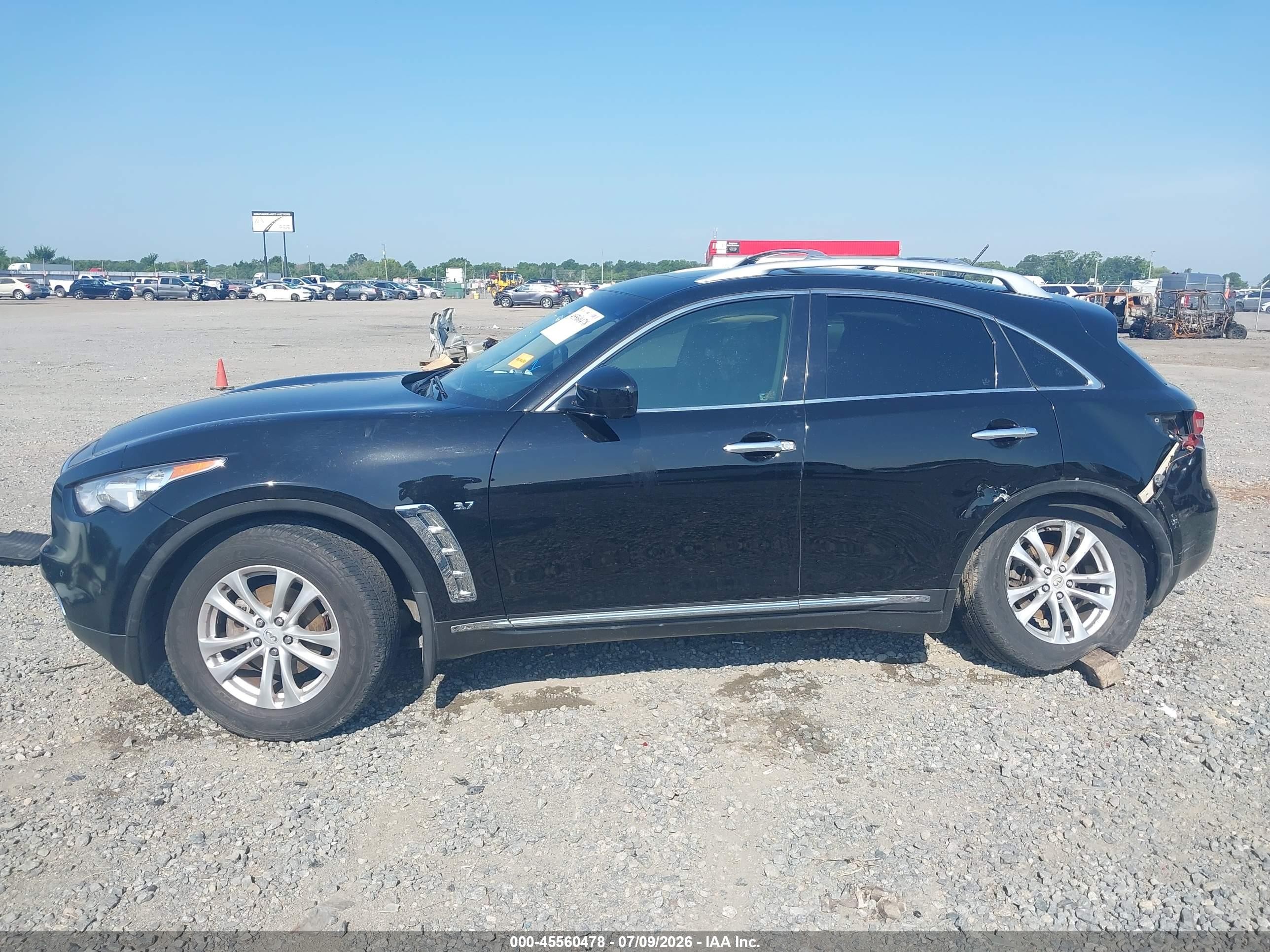 2014 Infiniti Qx70   Черный vin: JN8CS1MU3EM451793