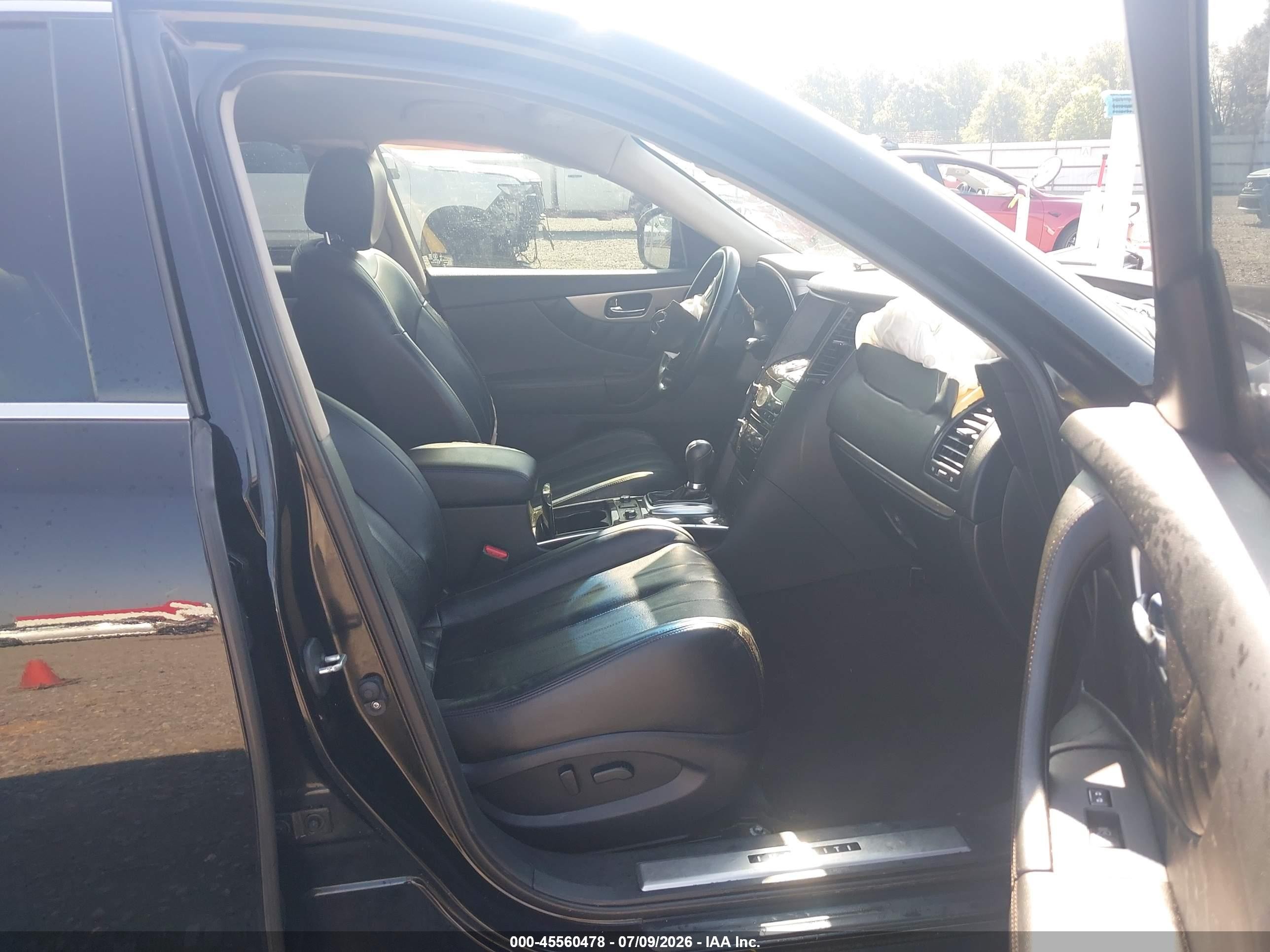 2014 Infiniti Qx70   Черный vin: JN8CS1MU3EM451793