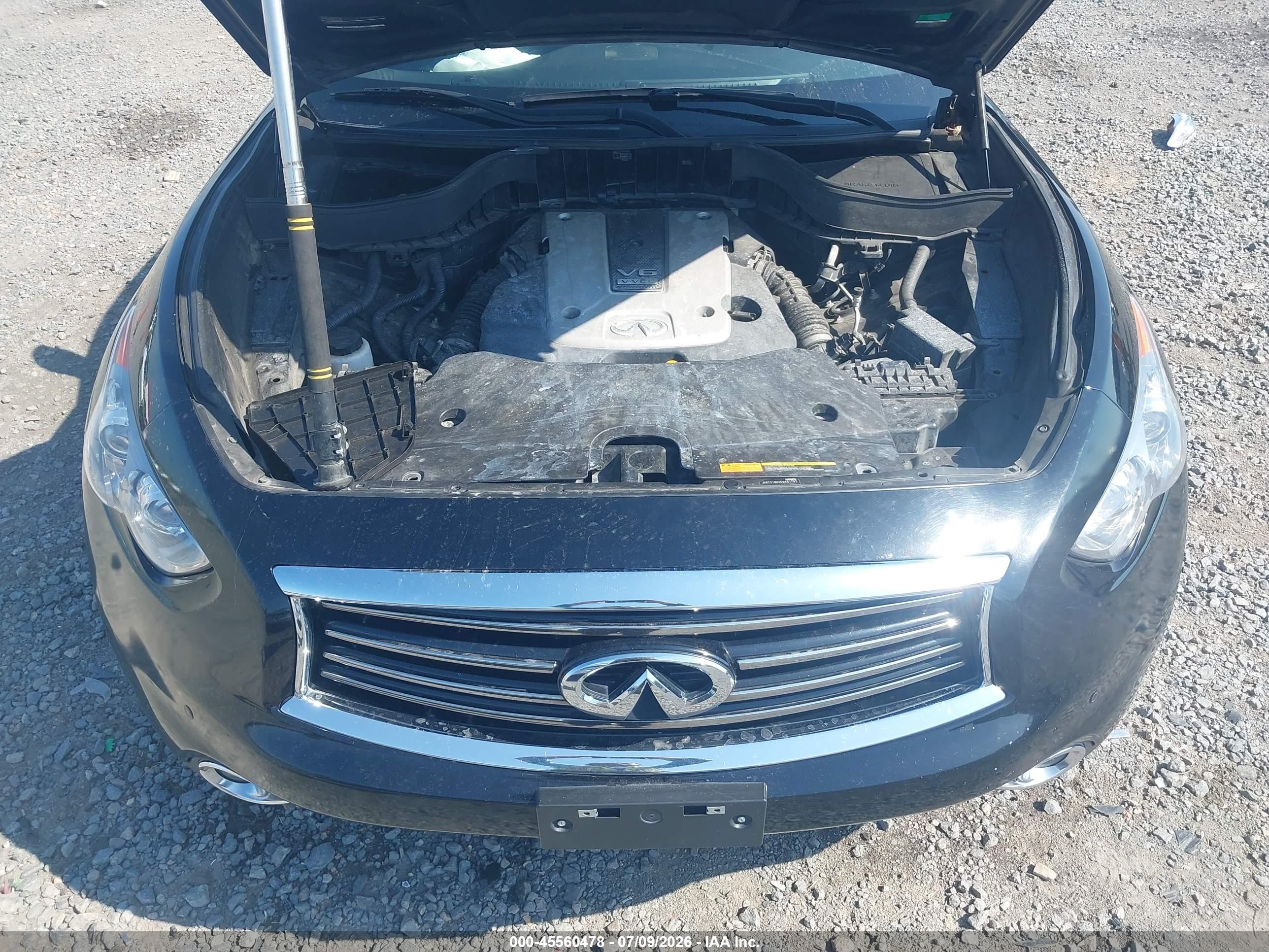 2014 Infiniti Qx70   Черный vin: JN8CS1MU3EM451793