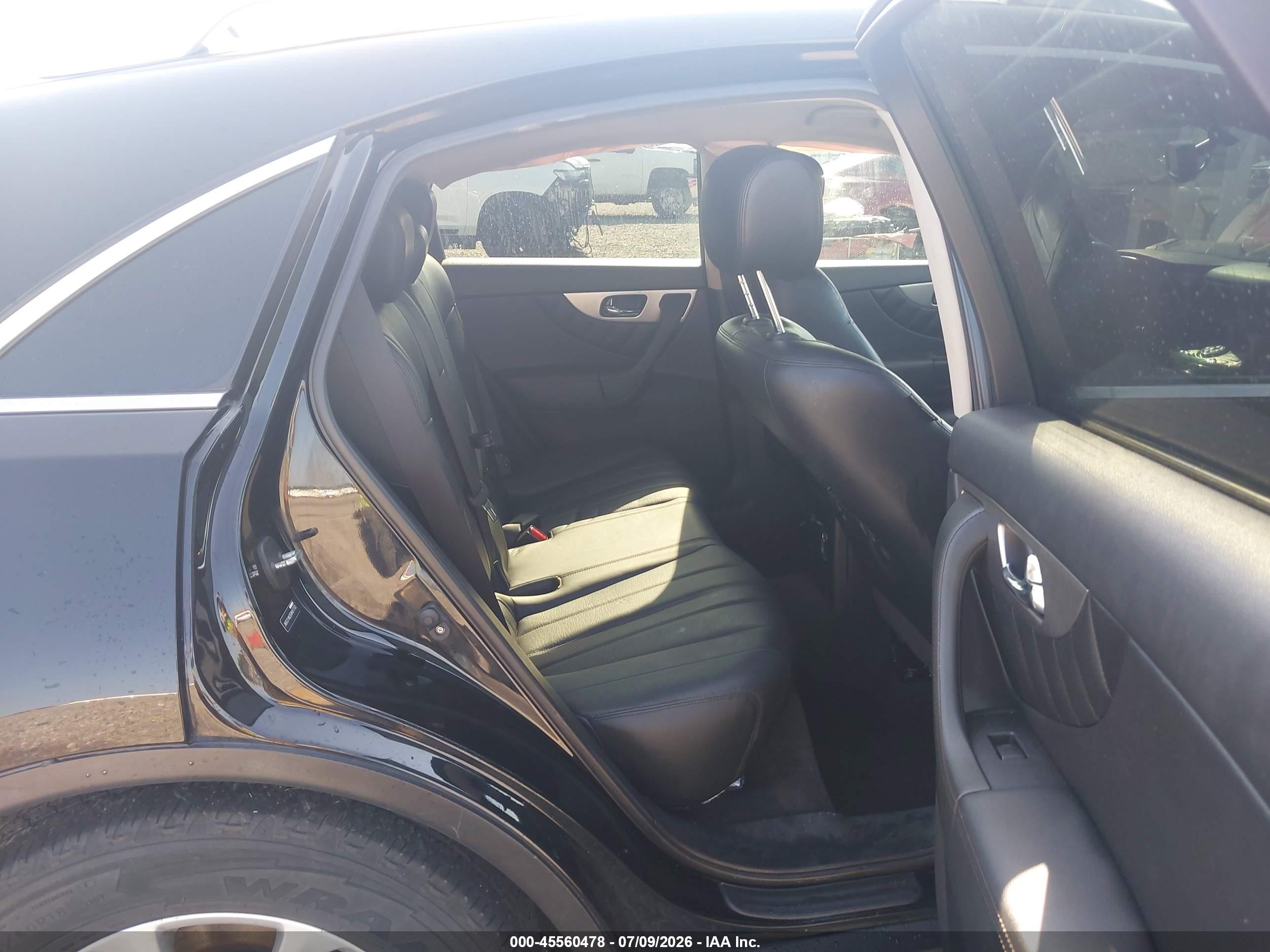2014 Infiniti Qx70   Черный vin: JN8CS1MU3EM451793
