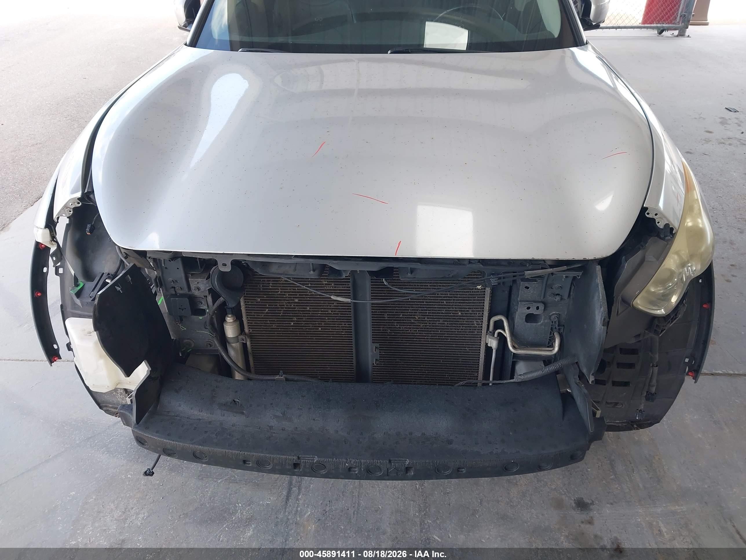 2013 Infiniti Fx37   Silver vin: JN8CS1MU4DM141814