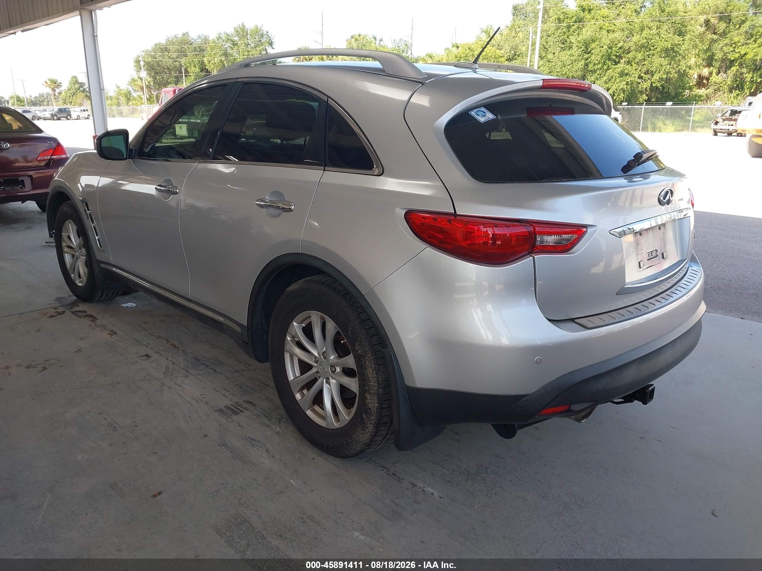 2013 Infiniti Fx37   Silver vin: JN8CS1MU4DM141814