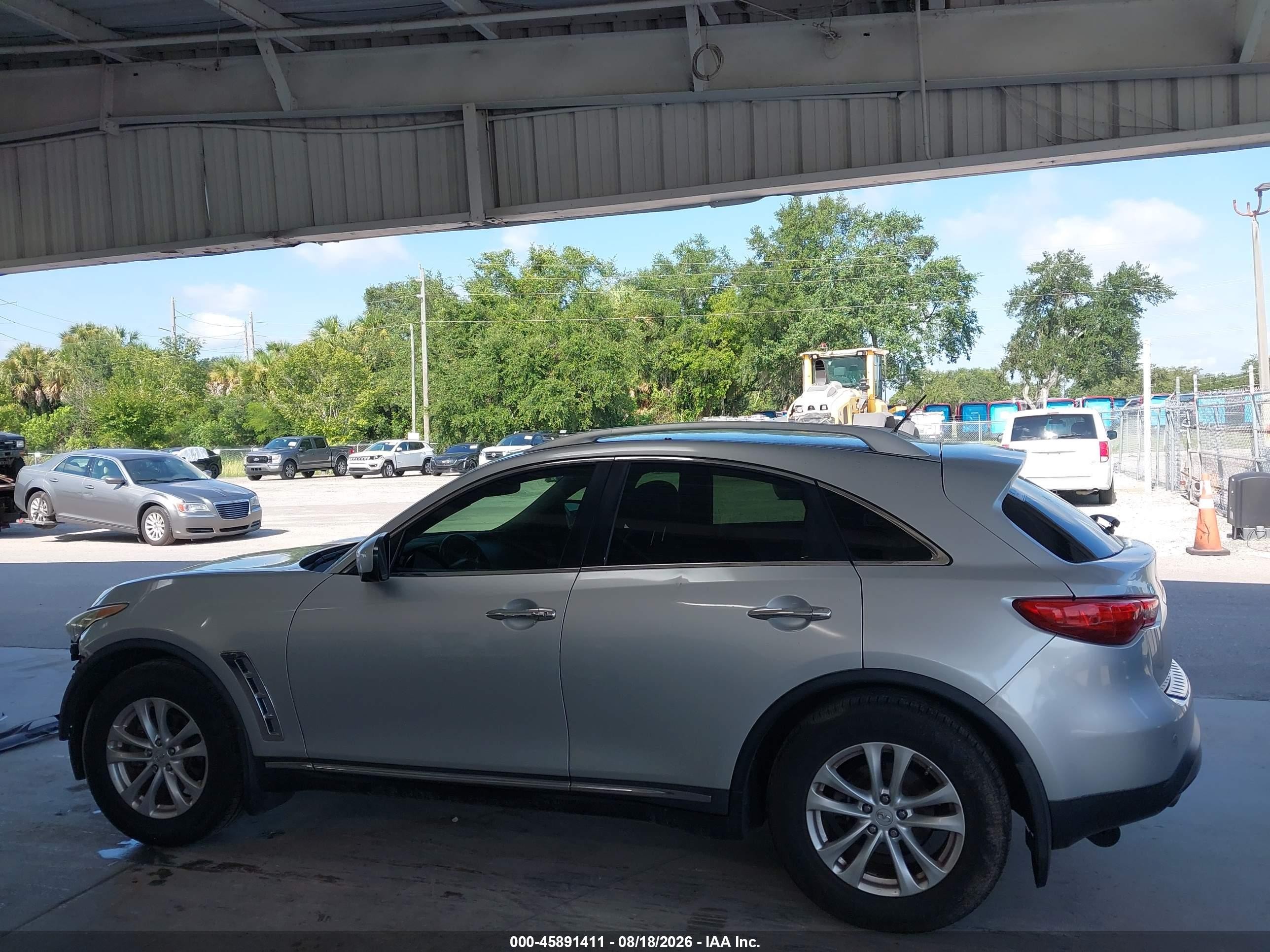 2013 Infiniti Fx37   Silver vin: JN8CS1MU4DM141814