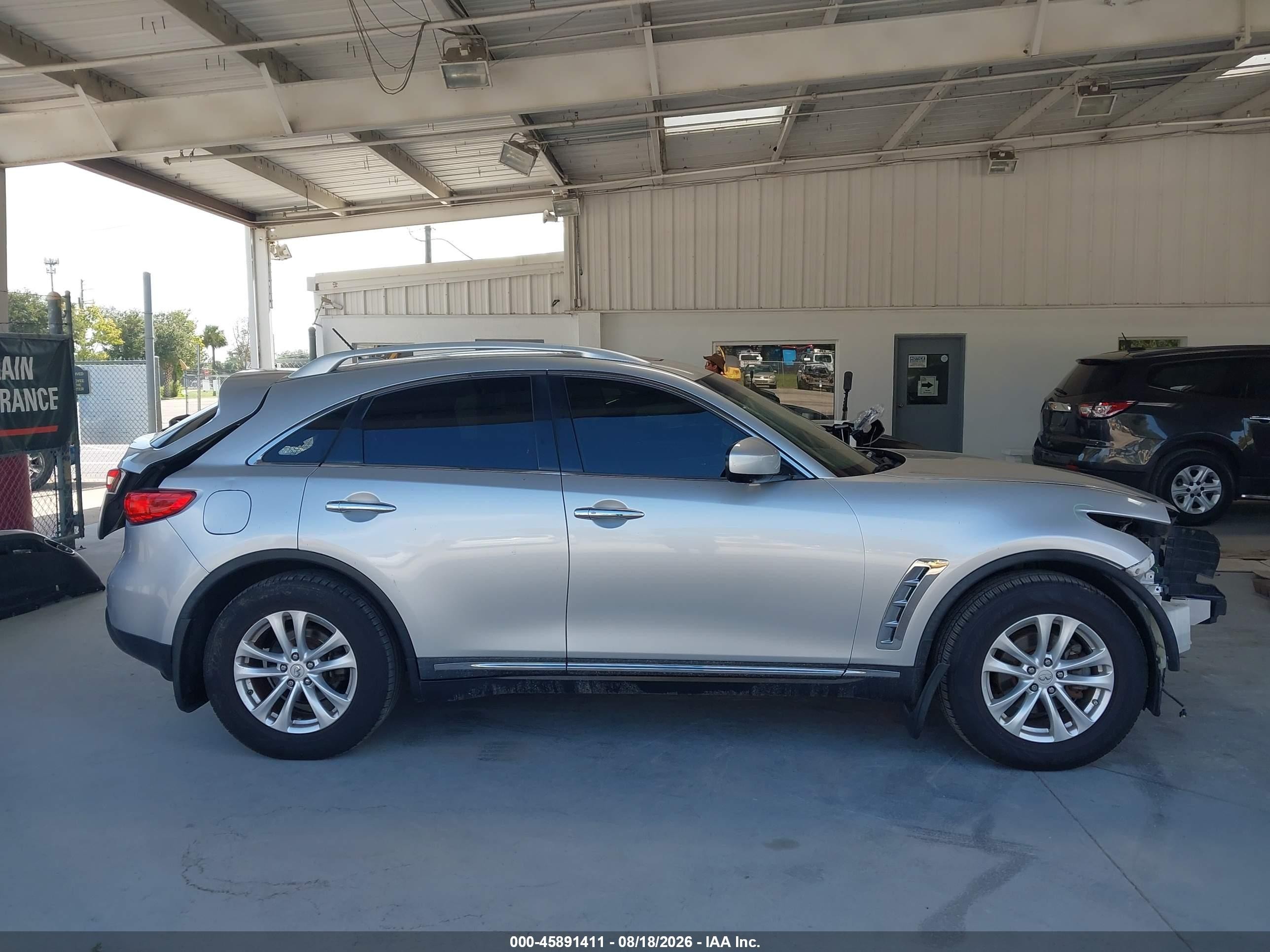 2013 Infiniti Fx37   Silver vin: JN8CS1MU4DM141814
