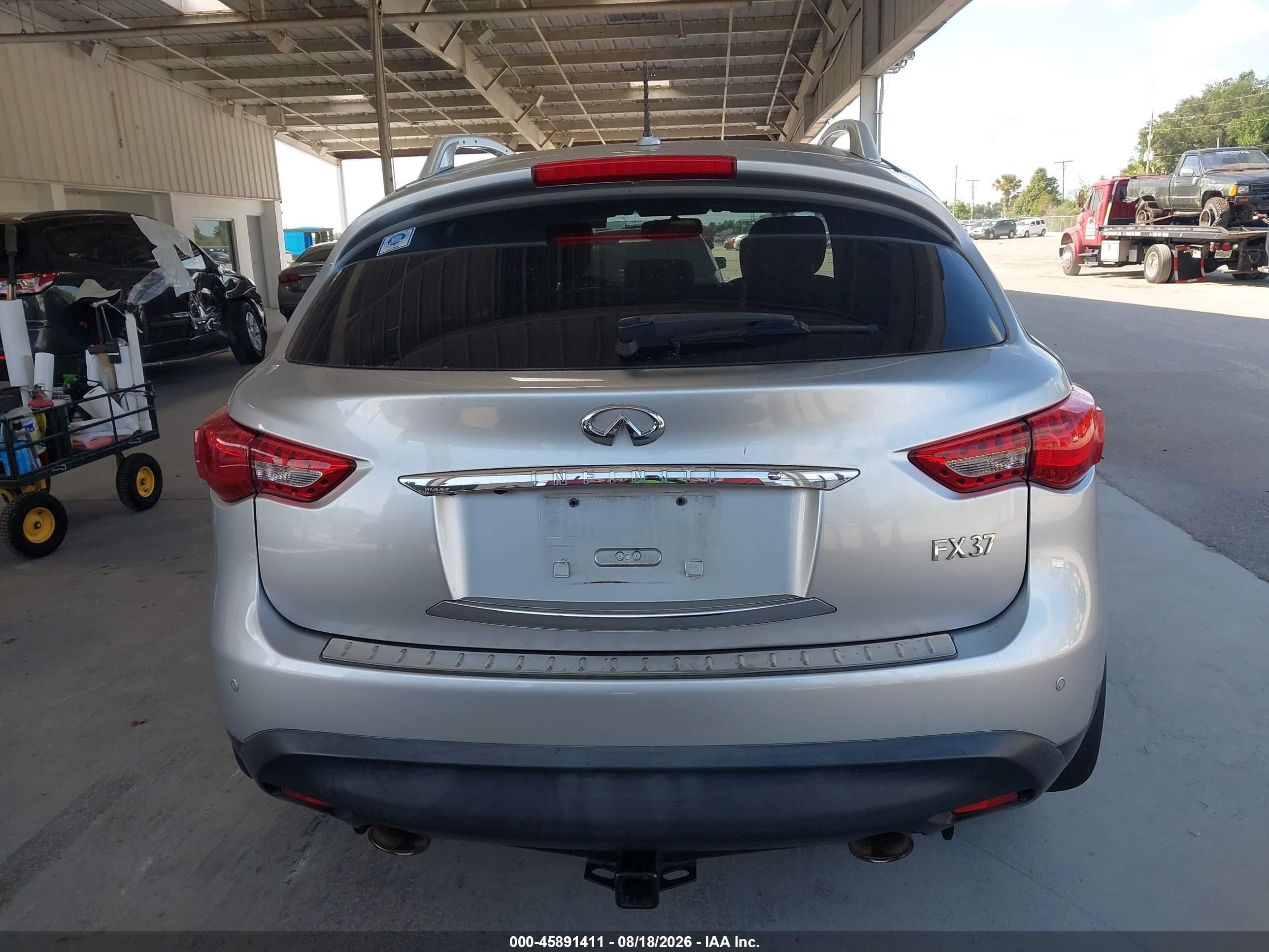 2013 Infiniti Fx37   Silver vin: JN8CS1MU4DM141814