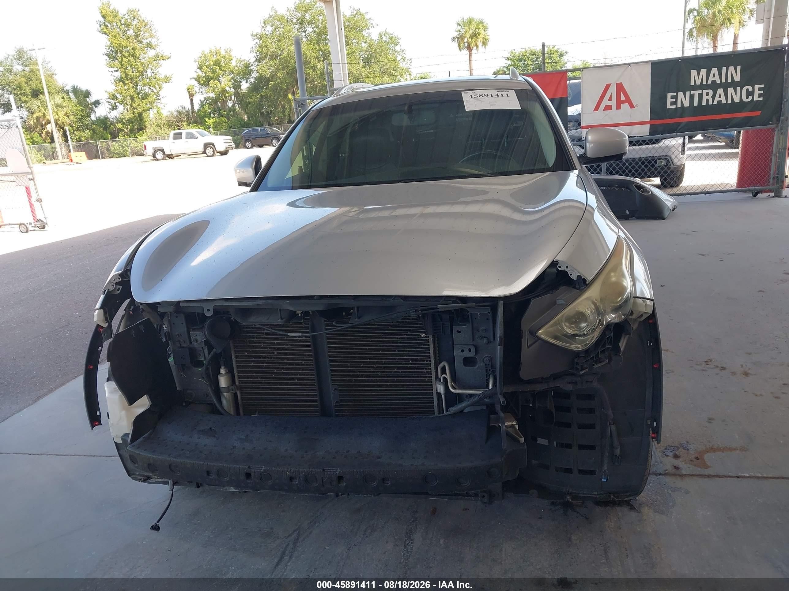 2013 Infiniti Fx37   Silver vin: JN8CS1MU4DM141814