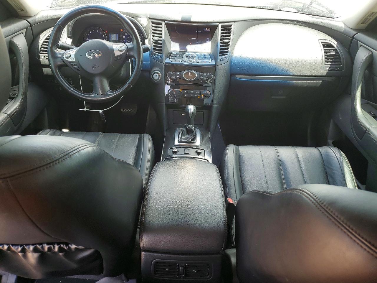 2014 Infiniti Qx70 Base Silver vin: JN8CS1MU4EM450247