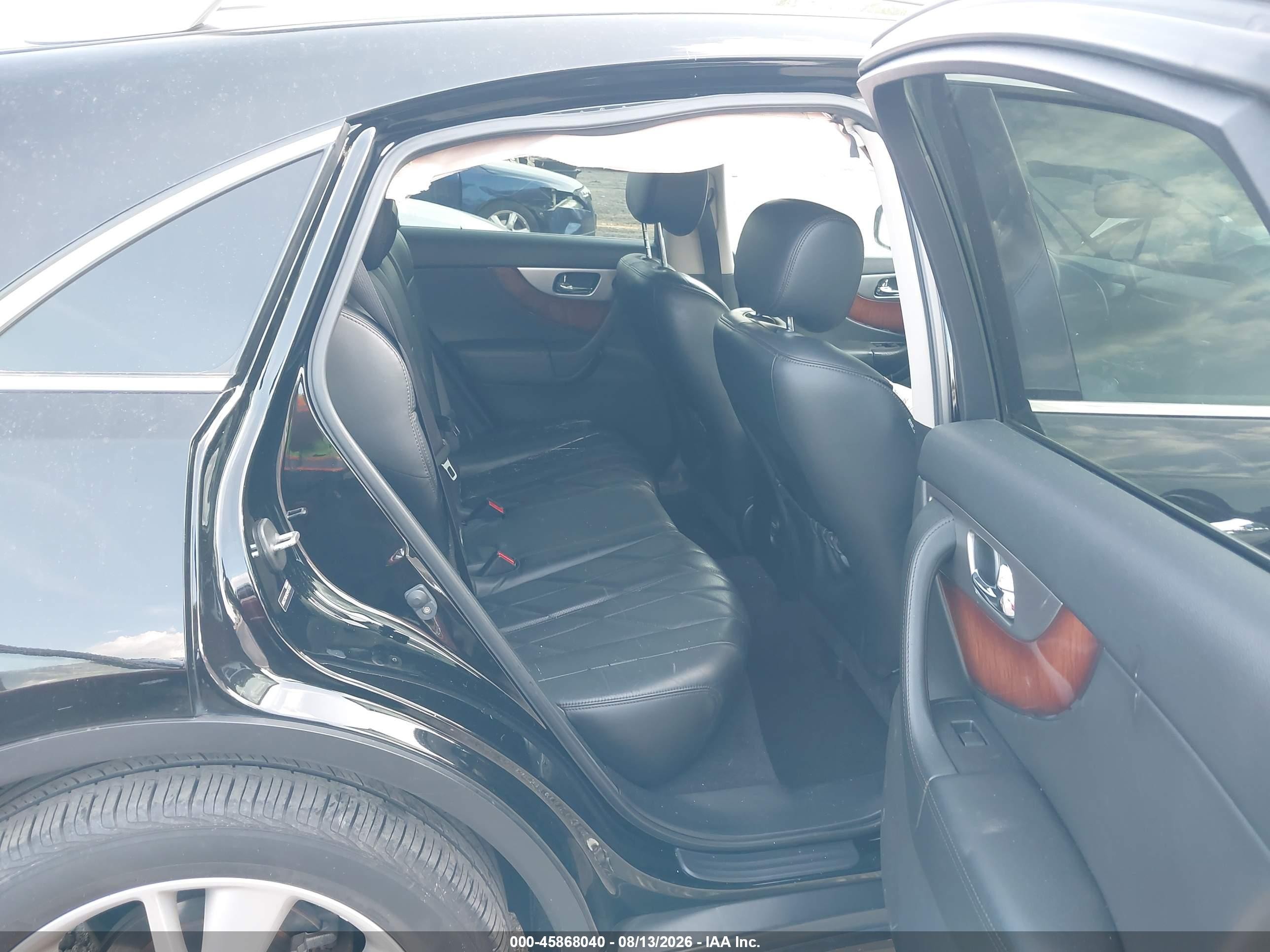 2014 Infiniti Qx70   Black vin: JN8CS1MU4EM451558