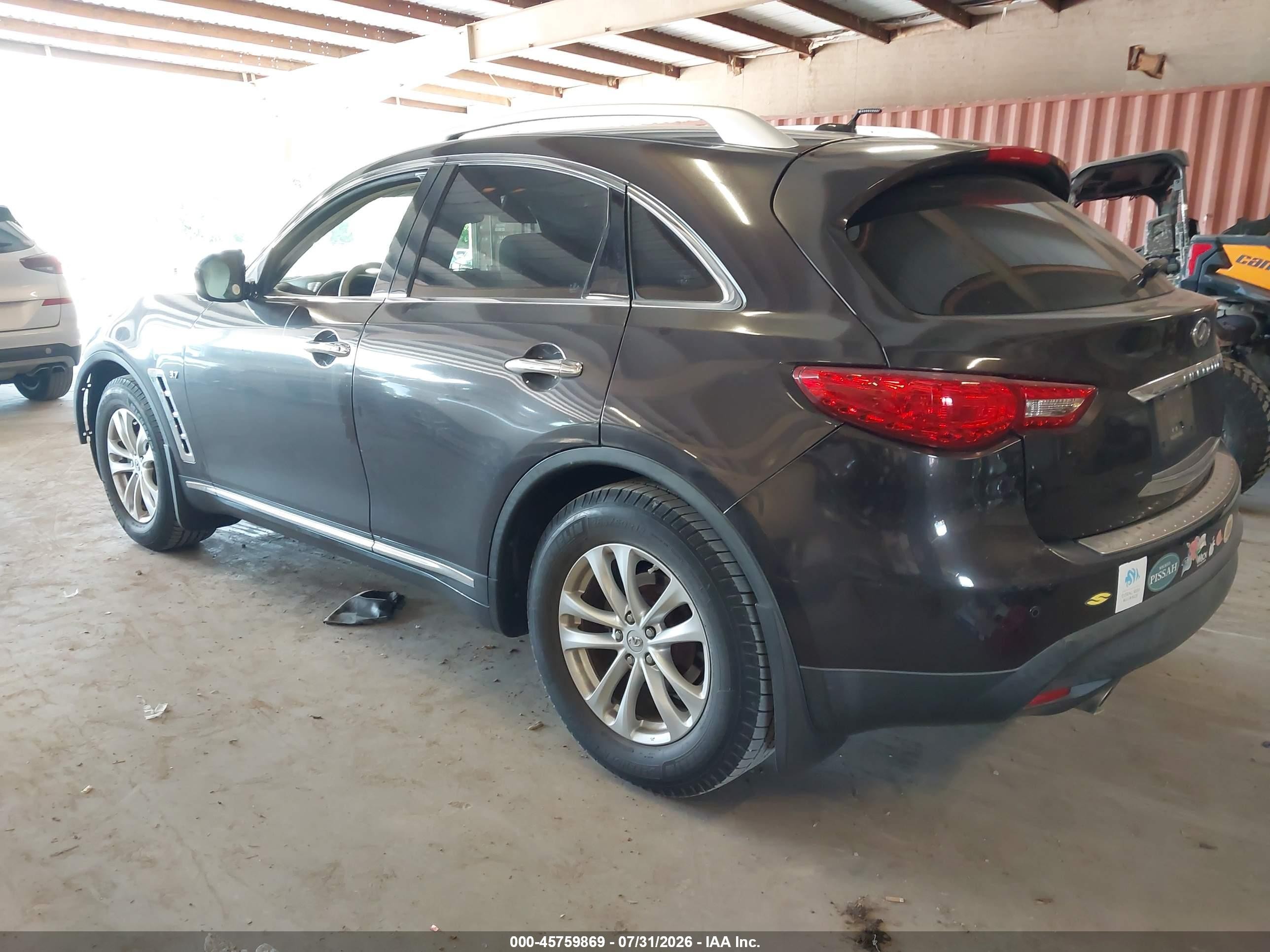 2014 Infiniti Qx70   Dark Brown vin: JN8CS1MU5EM450032