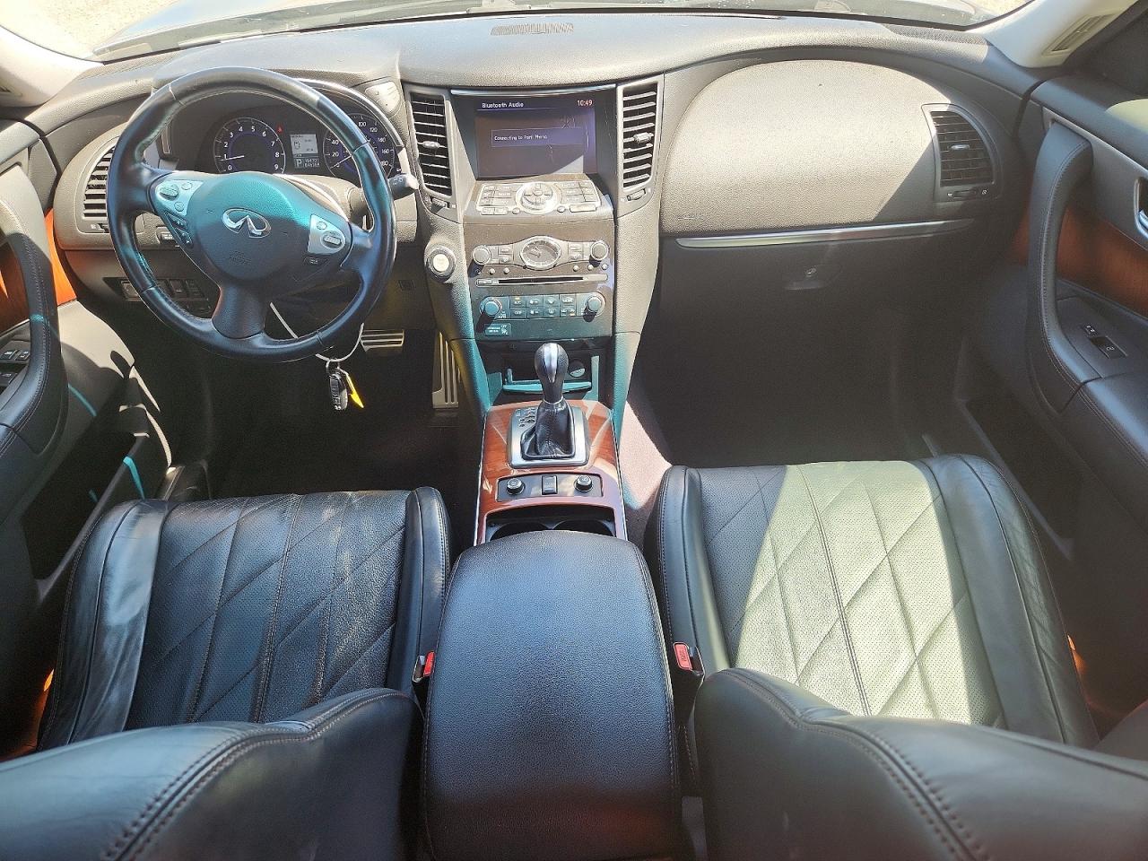 2014 Infiniti Qx70 Base Gray vin: JN8CS1MU5EM451374