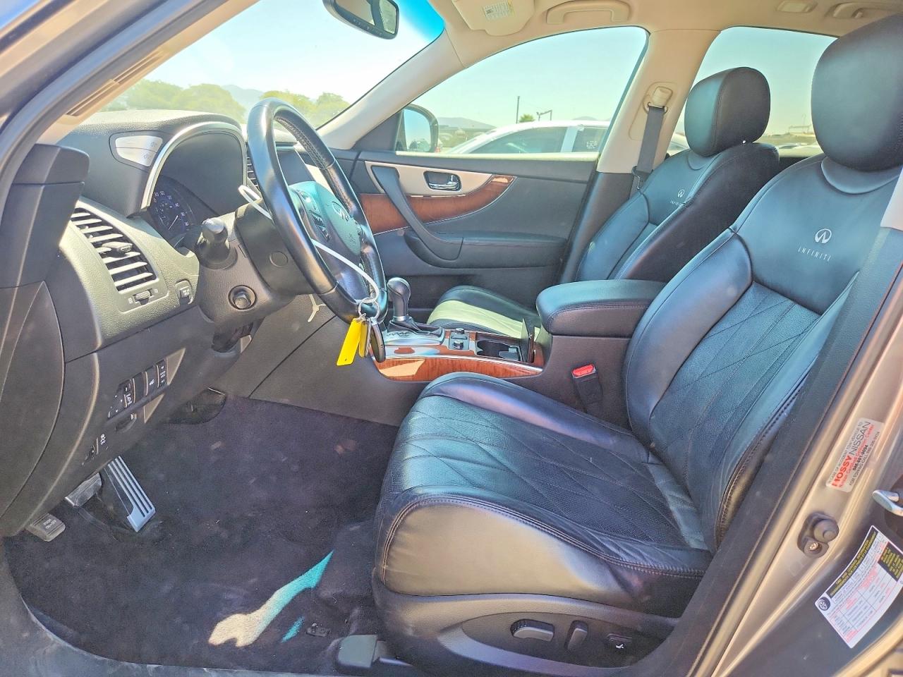 2014 Infiniti Qx70 Base Gray vin: JN8CS1MU5EM451374
