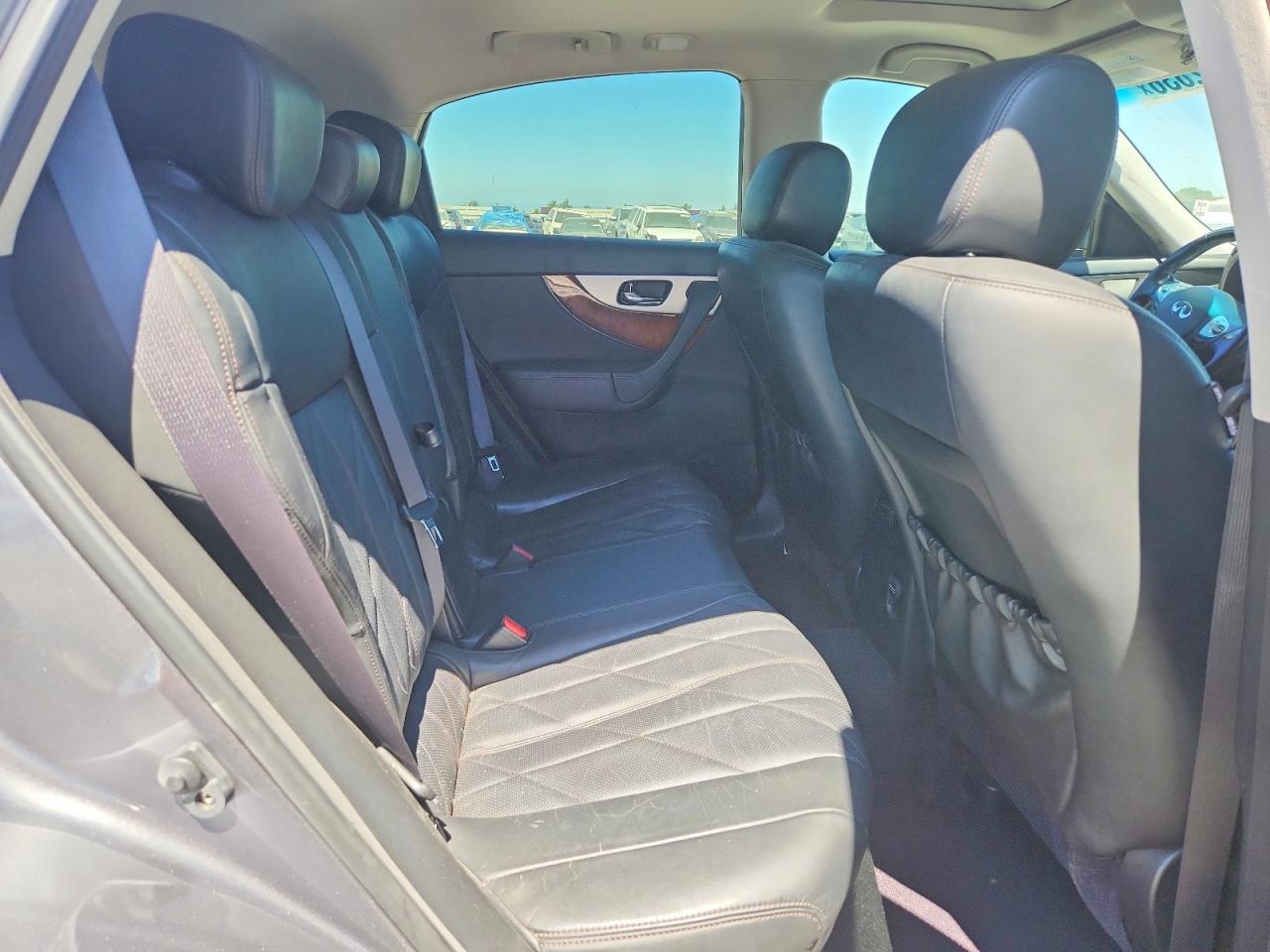2014 Infiniti Qx70 Base Gray vin: JN8CS1MU5EM451374