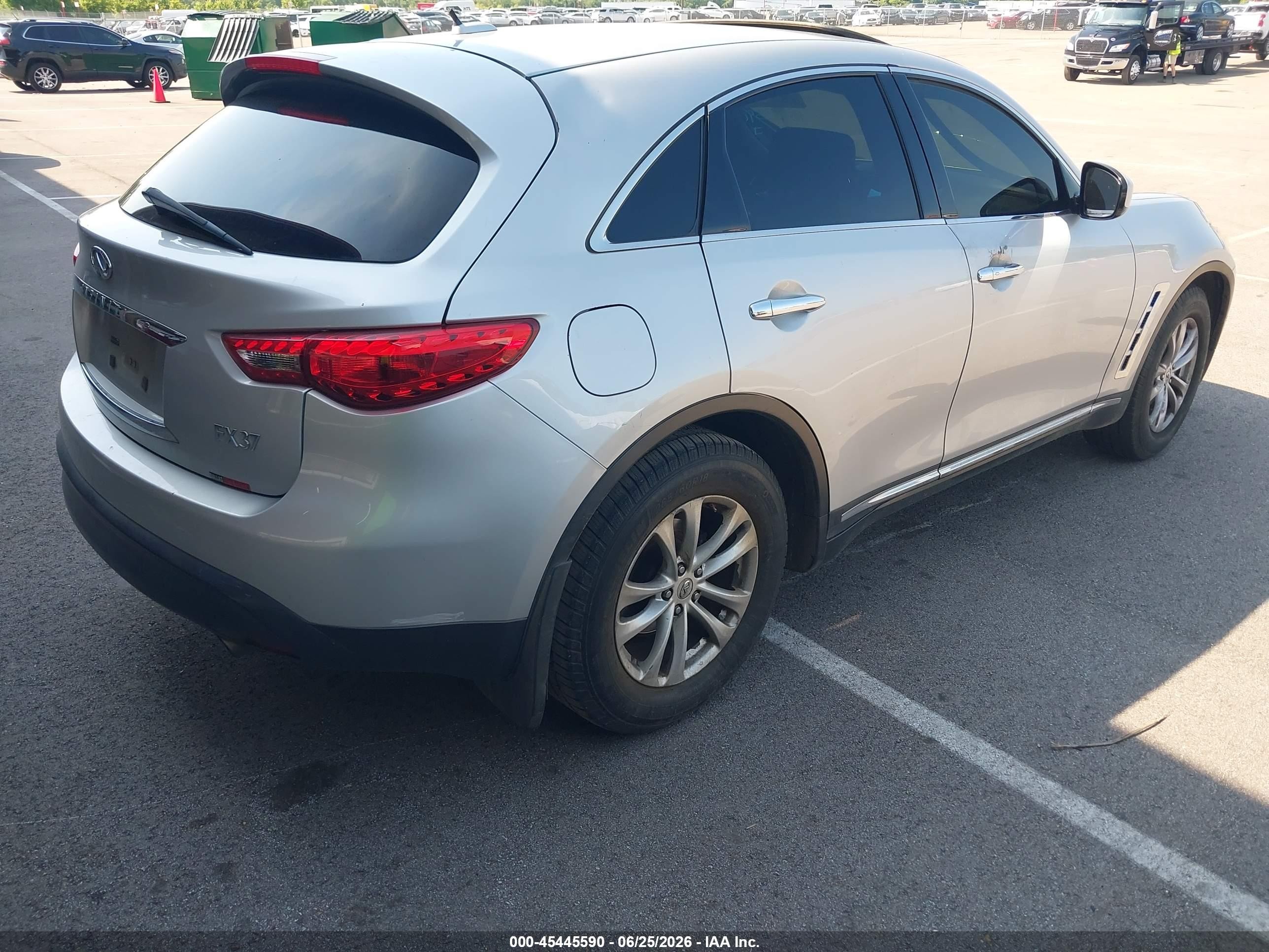 2013 Infiniti Fx37   Gray vin: JN8CS1MU6DM141345