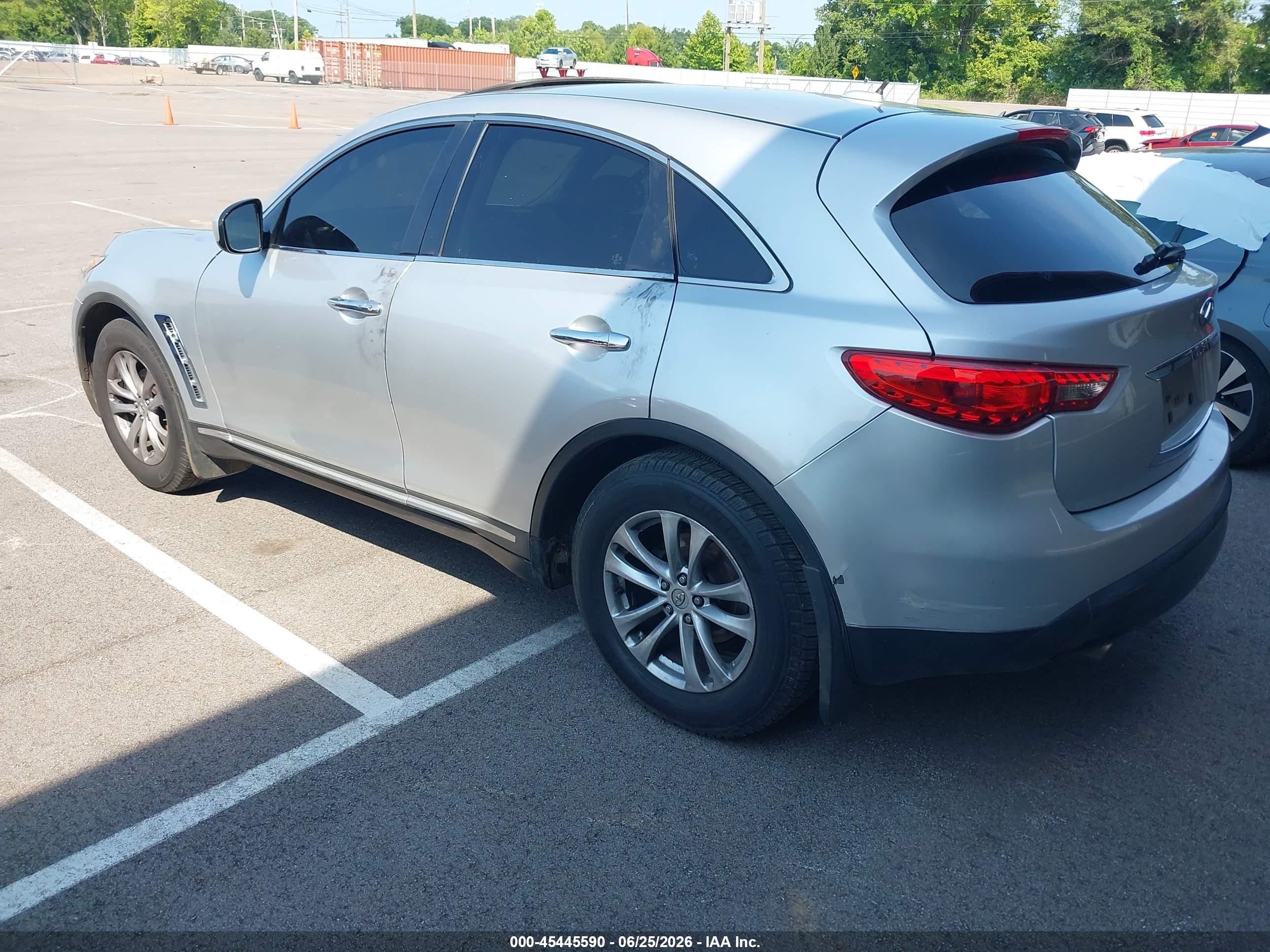 2013 Infiniti Fx37   Gray vin: JN8CS1MU6DM141345