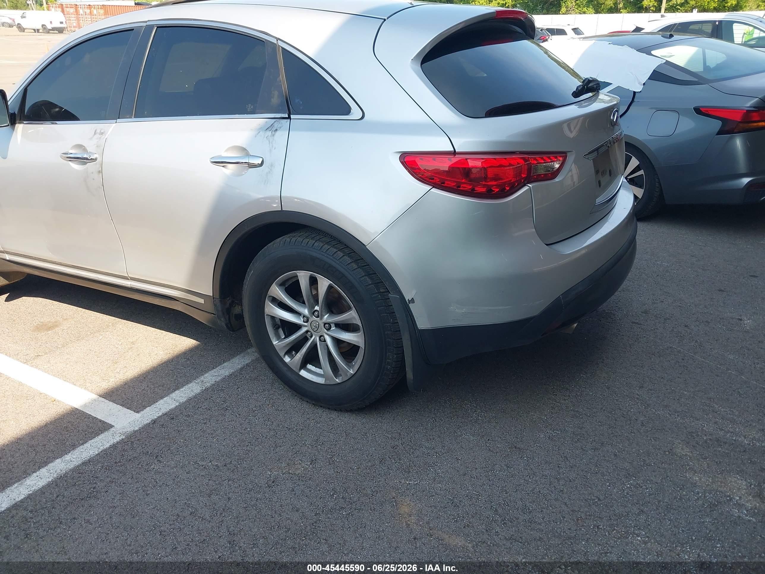 2013 Infiniti Fx37   Gray vin: JN8CS1MU6DM141345