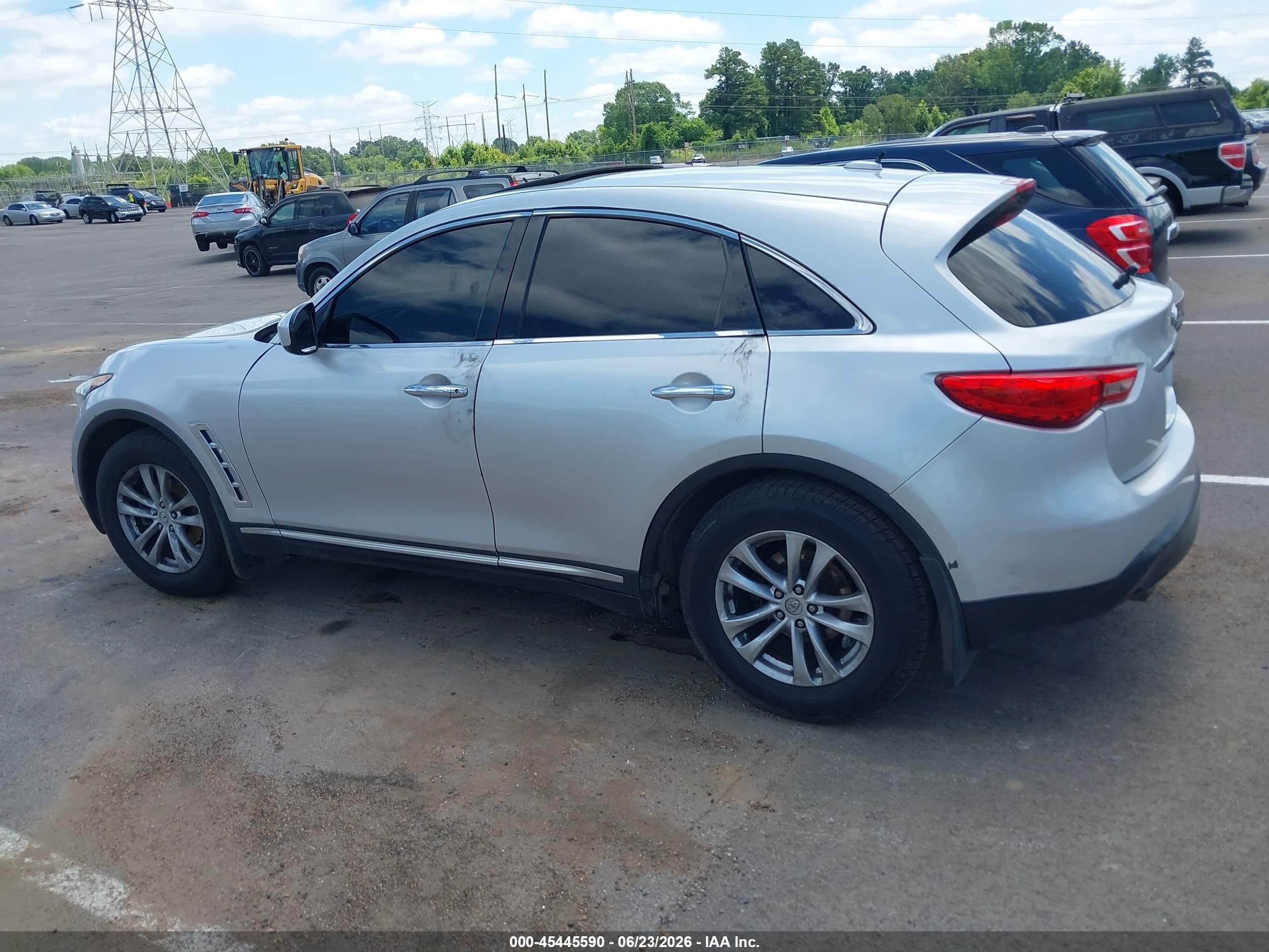 2013 Infiniti Fx37   Gray vin: JN8CS1MU6DM141345