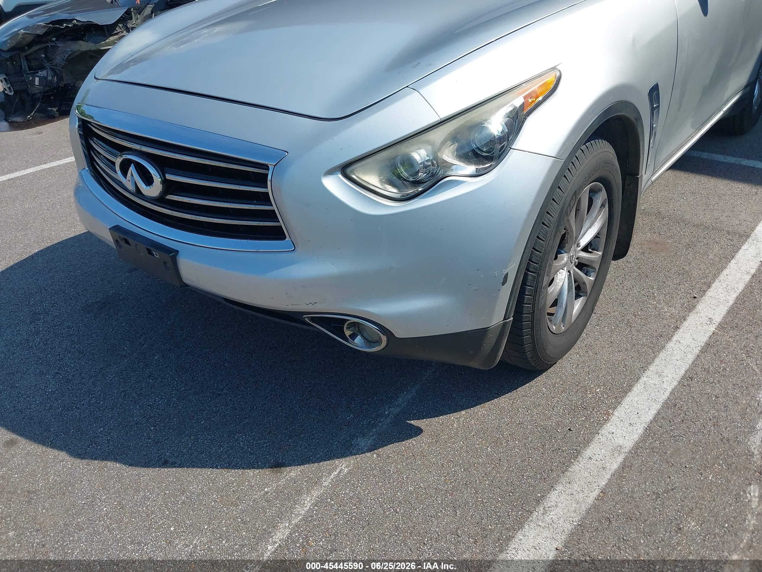 2013 Infiniti Fx37   Gray vin: JN8CS1MU6DM141345