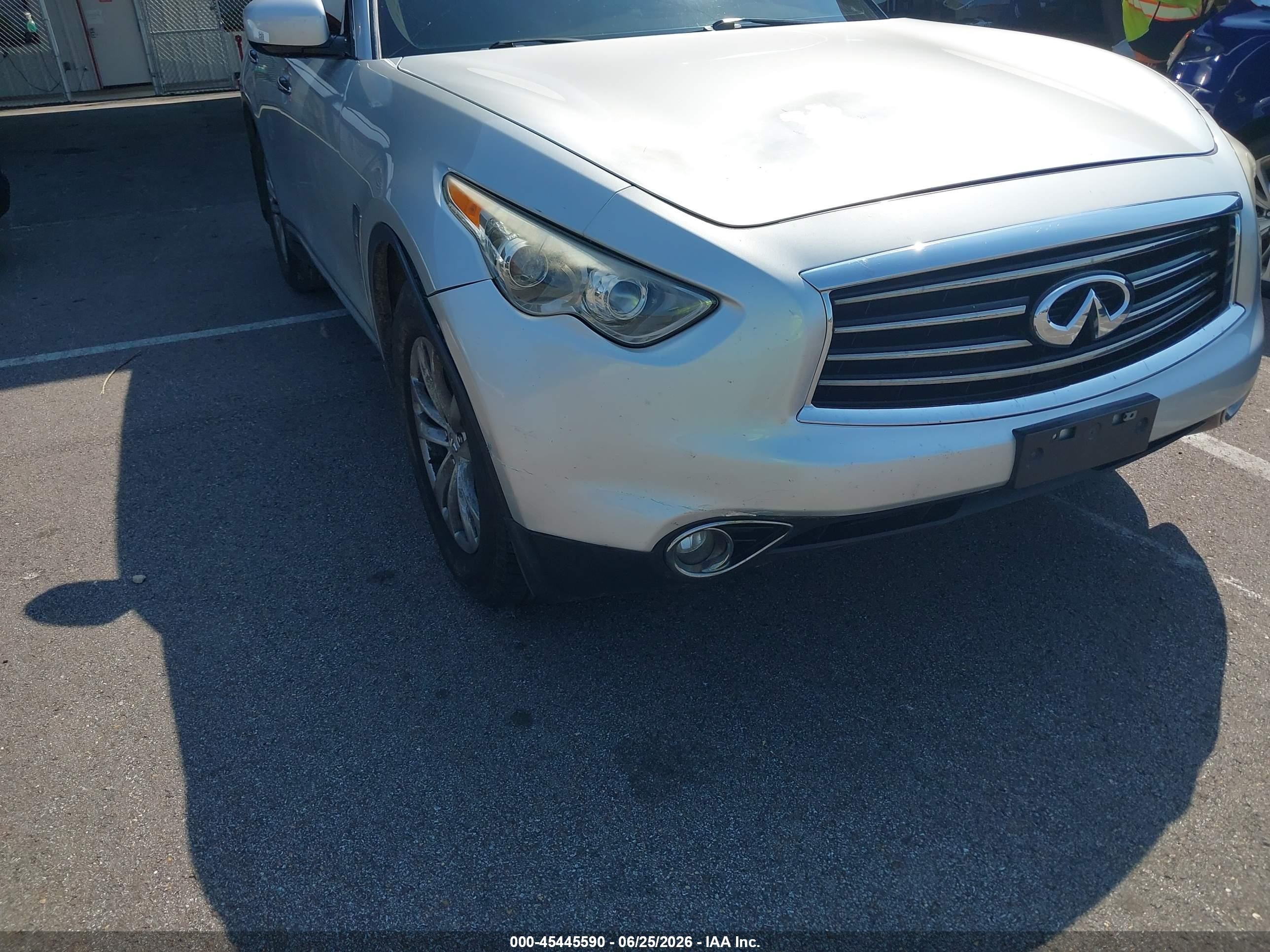 2013 Infiniti Fx37   Gray vin: JN8CS1MU6DM141345