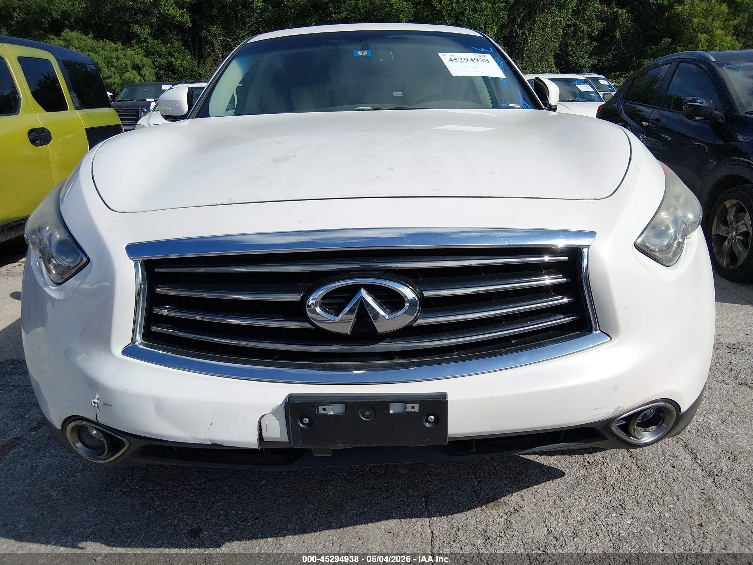2013 Infiniti Fx37   Cream vin: JN8CS1MU7DM141709