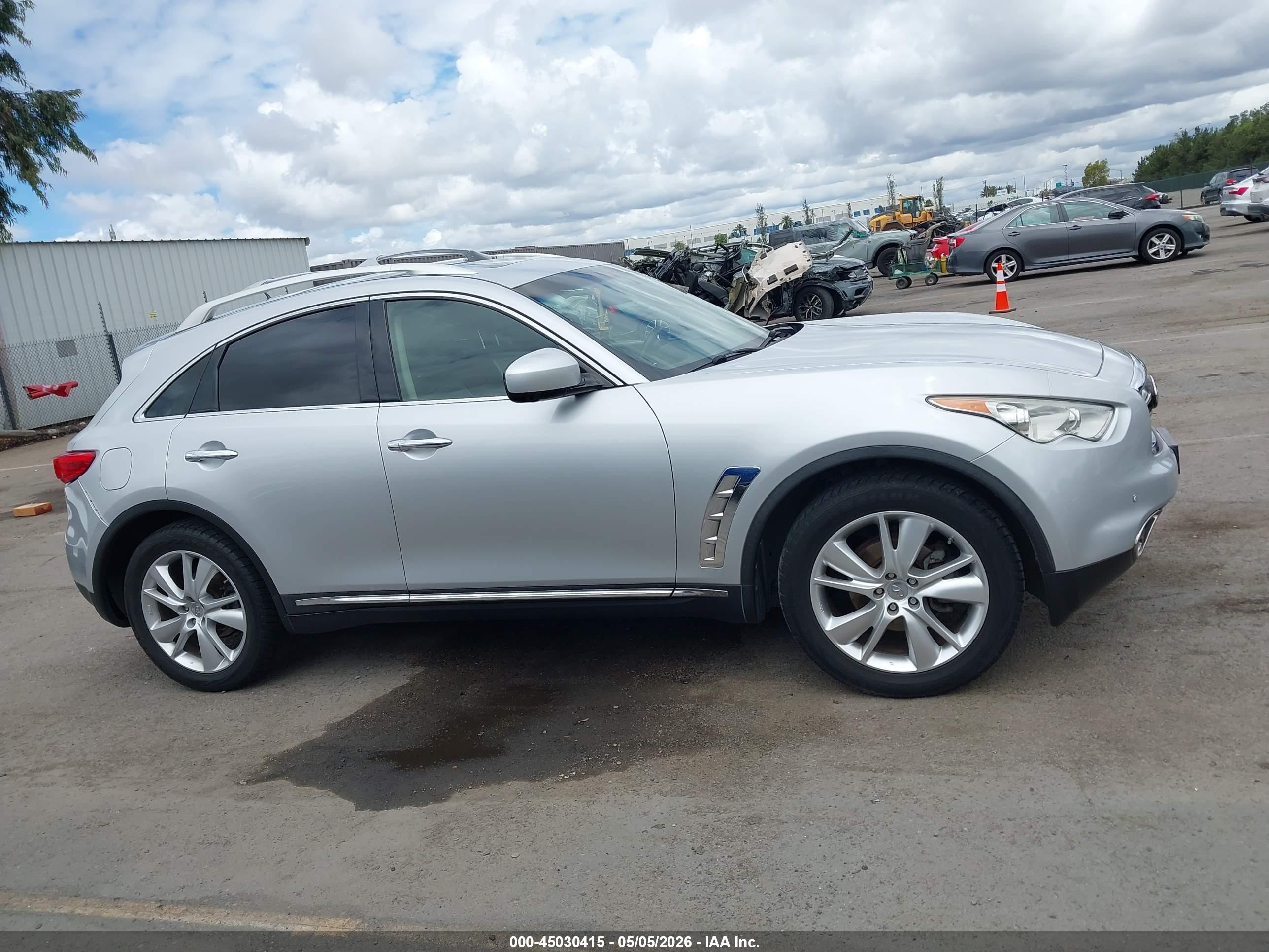 2013 Infiniti Fx37   Silver vin: JN8CS1MU7DM142259