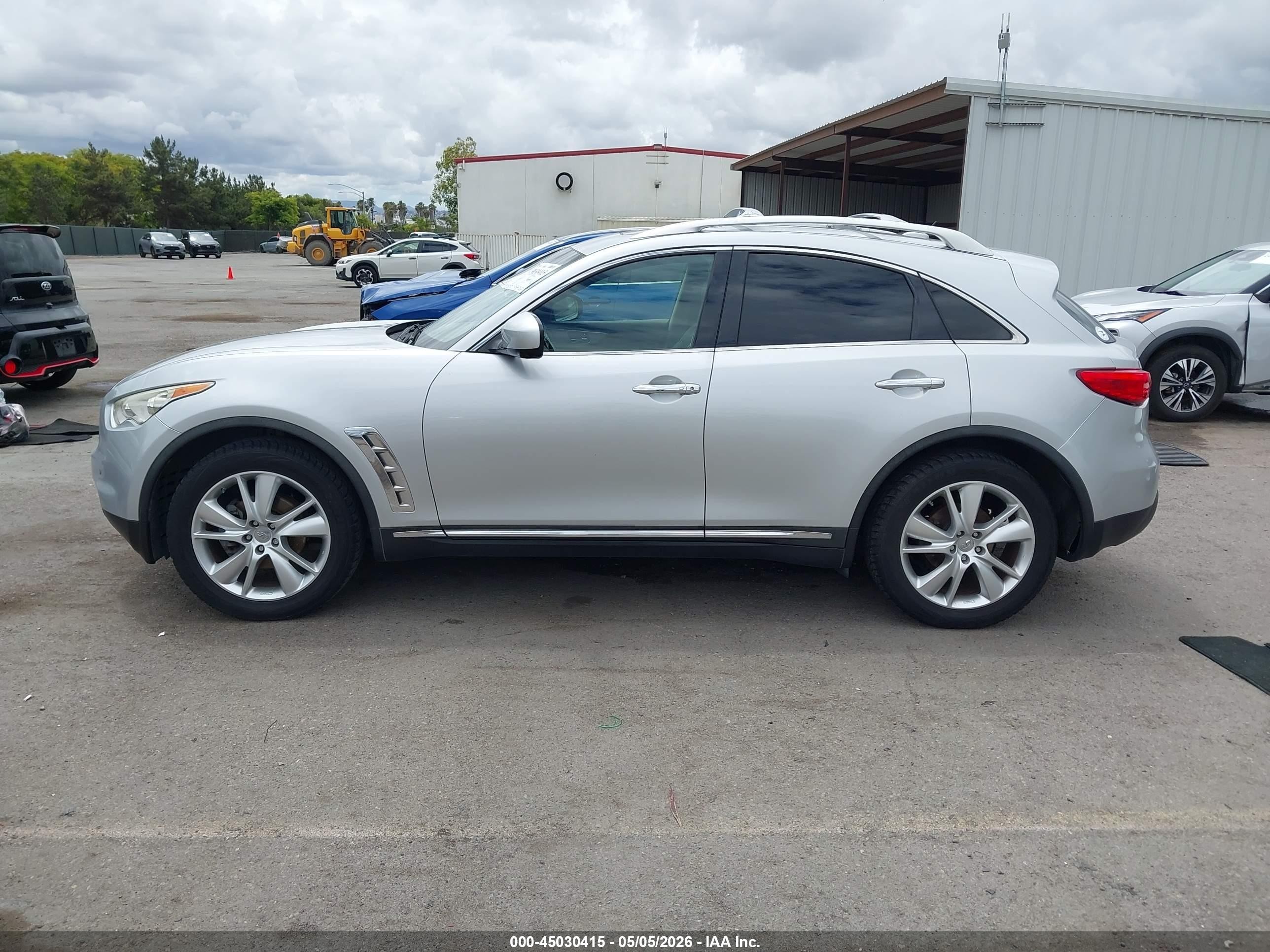 2013 Infiniti Fx37   Silver vin: JN8CS1MU7DM142259
