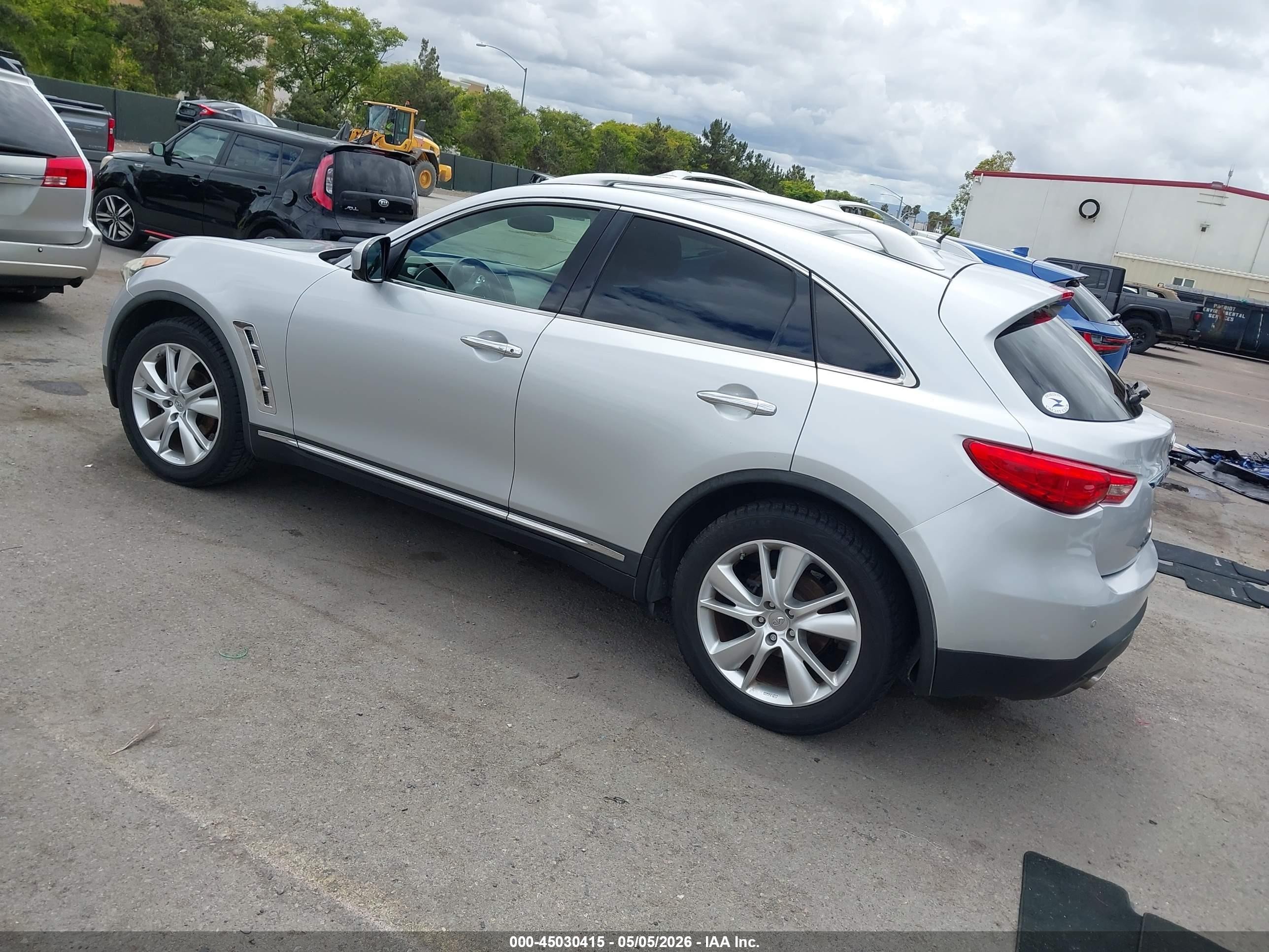 2013 Infiniti Fx37   Silver vin: JN8CS1MU7DM142259