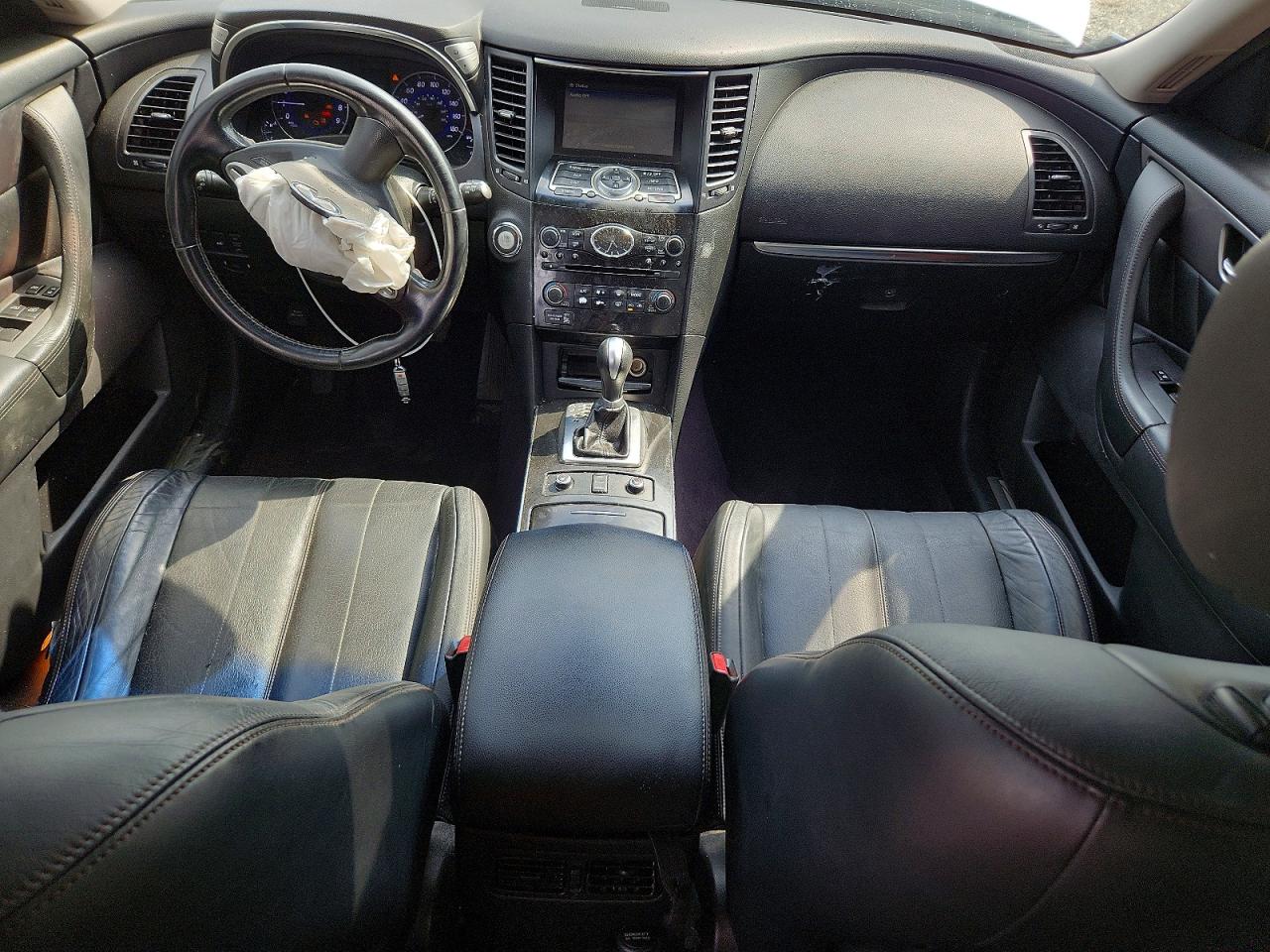 2014 Infiniti Qx70 Base Silver vin: JN8CS1MU7EM450971