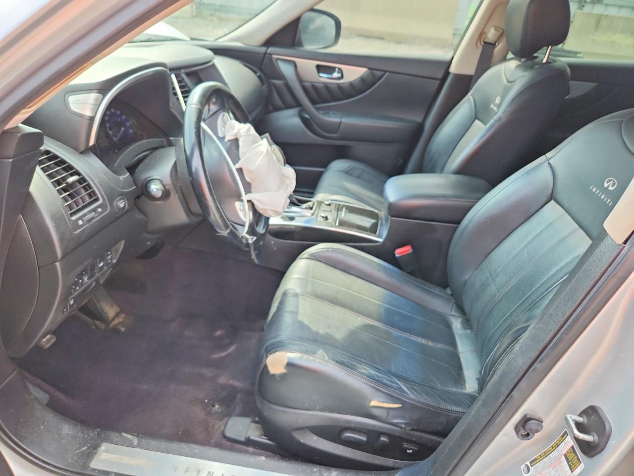 2014 Infiniti Qx70 Base Silver vin: JN8CS1MU7EM450971